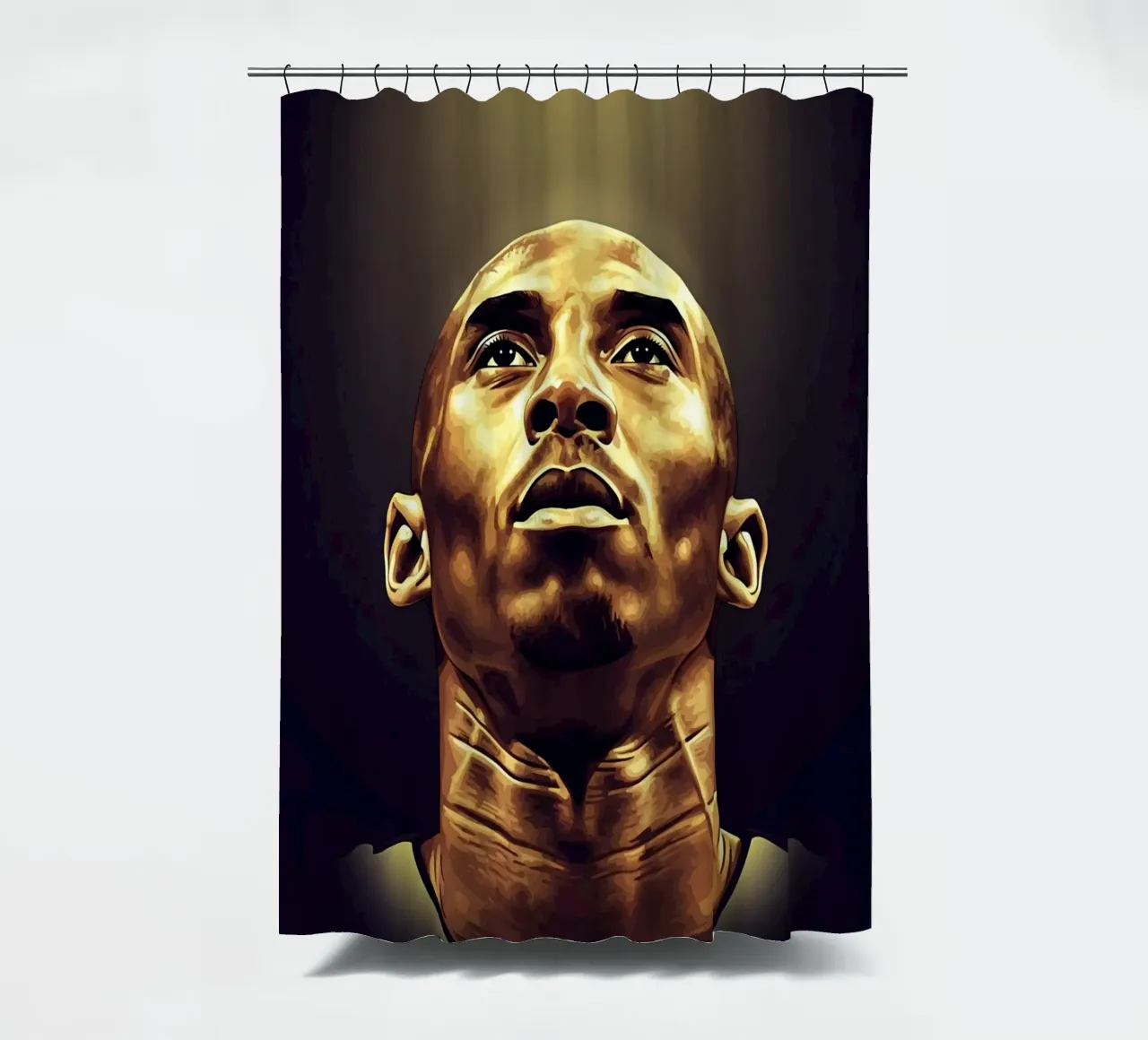 Kobe Bryant portrait (13) tenda da doccia da Lembayung art