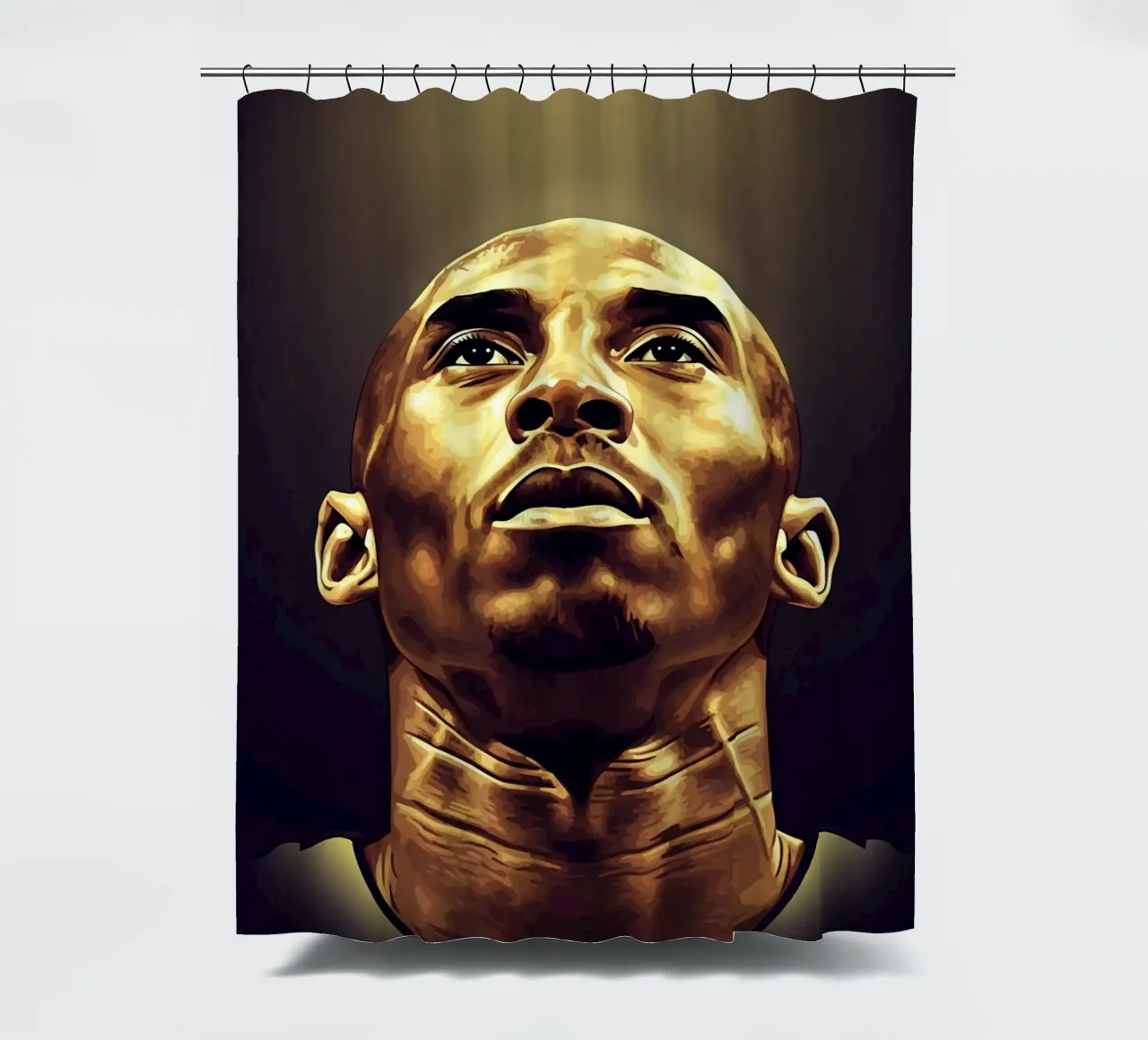 Kobe Bryant portrait (13) tenda da doccia da Lembayung art