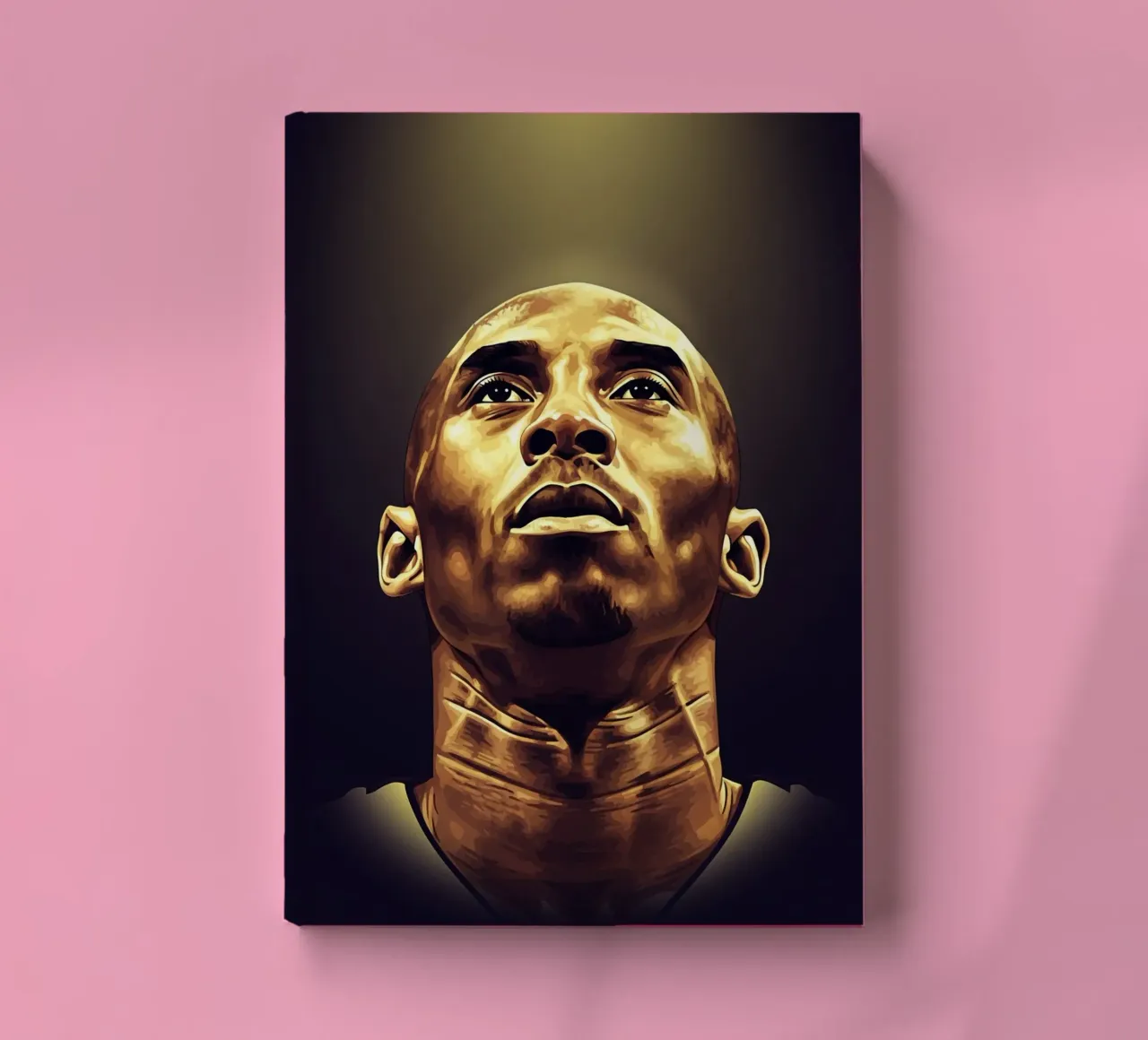 Kobe Bryant portrait (13) notebook by Lembayung art
