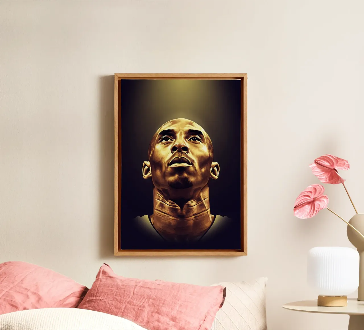 Kobe Bryant portrait (13) tela da Lembayung art