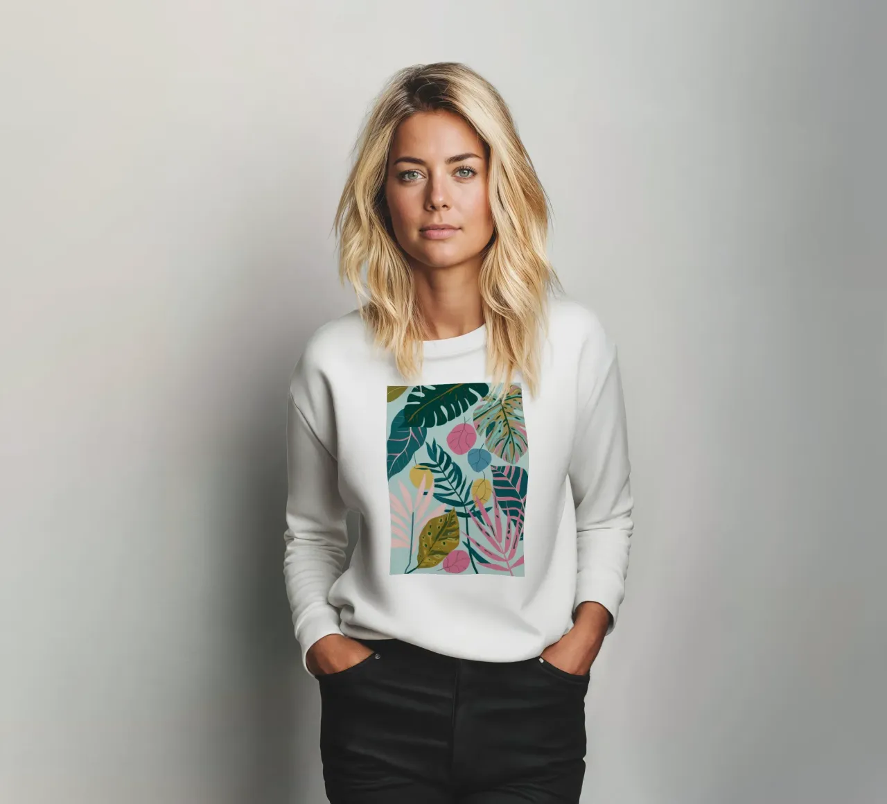 Paesaggio botanico astratto felpa da Frosh Pallete