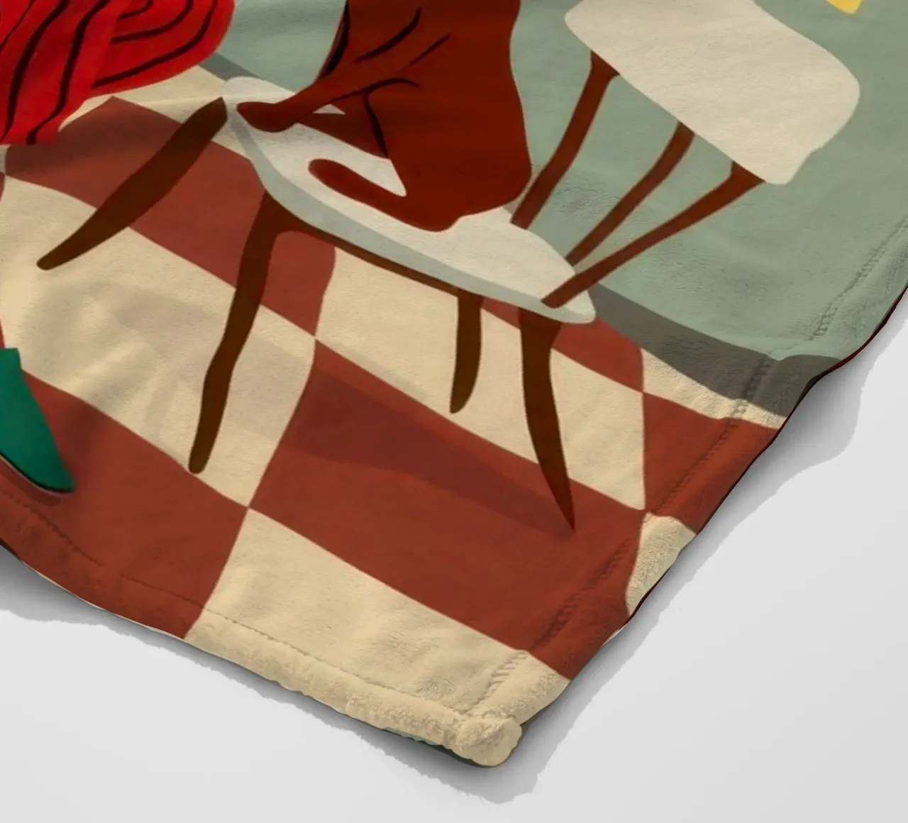Pavimento a scacchi Companionhip coperta in pile da Veil Maya