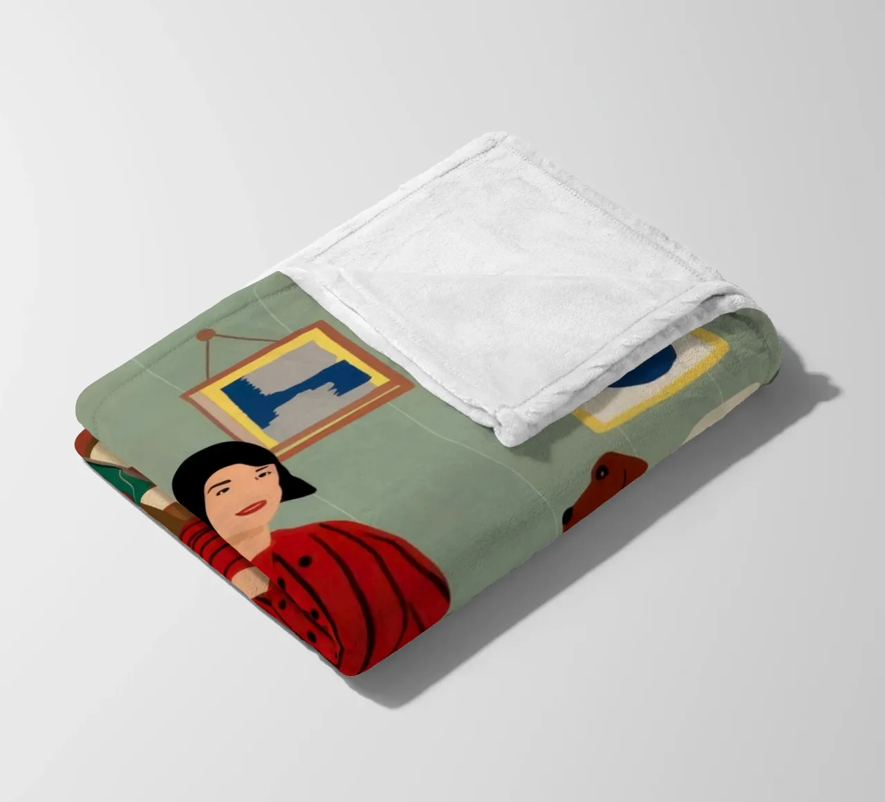 Pavimento a scacchi Companionhip coperta in pile da Veil Maya