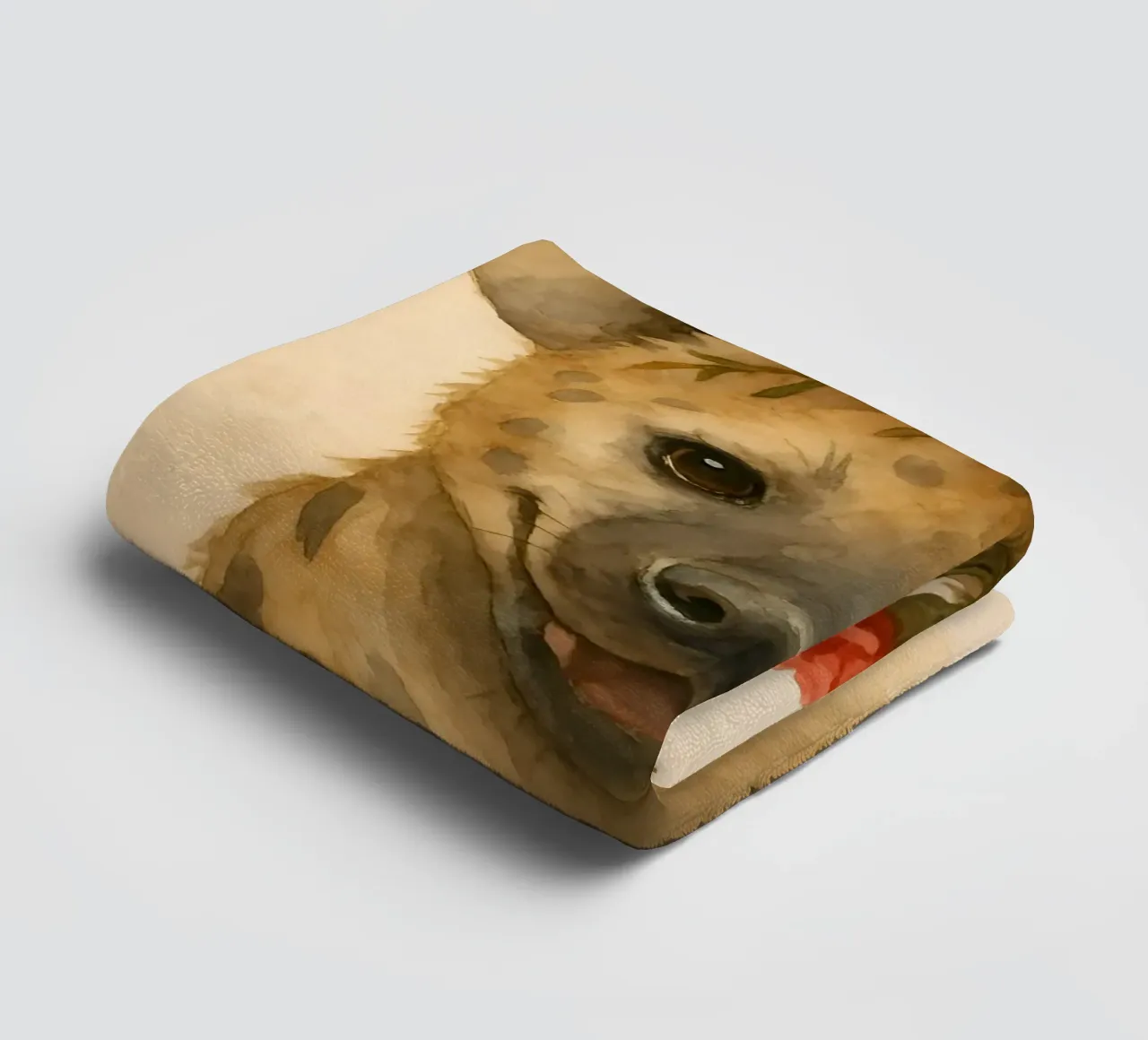 Dapper Hyena: Il fiore del monocolo asciugamano da bagno da Graceful Desine