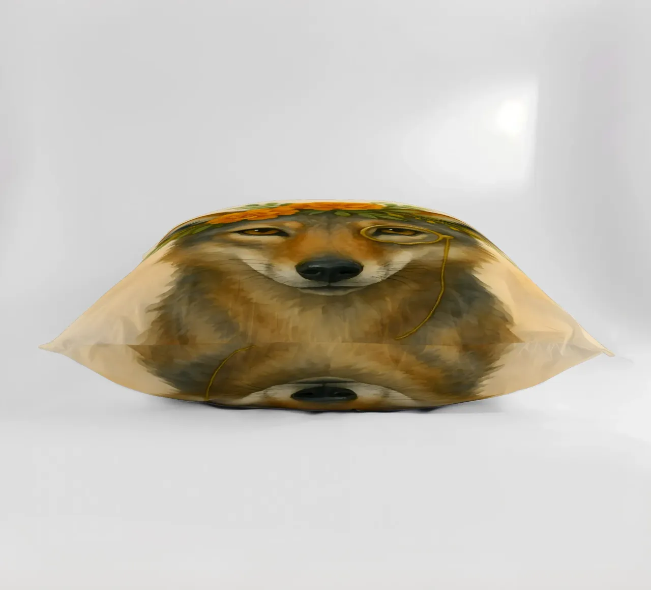 Il Regal Coyote: Bloom & Brass cuscino da Graceful Desine