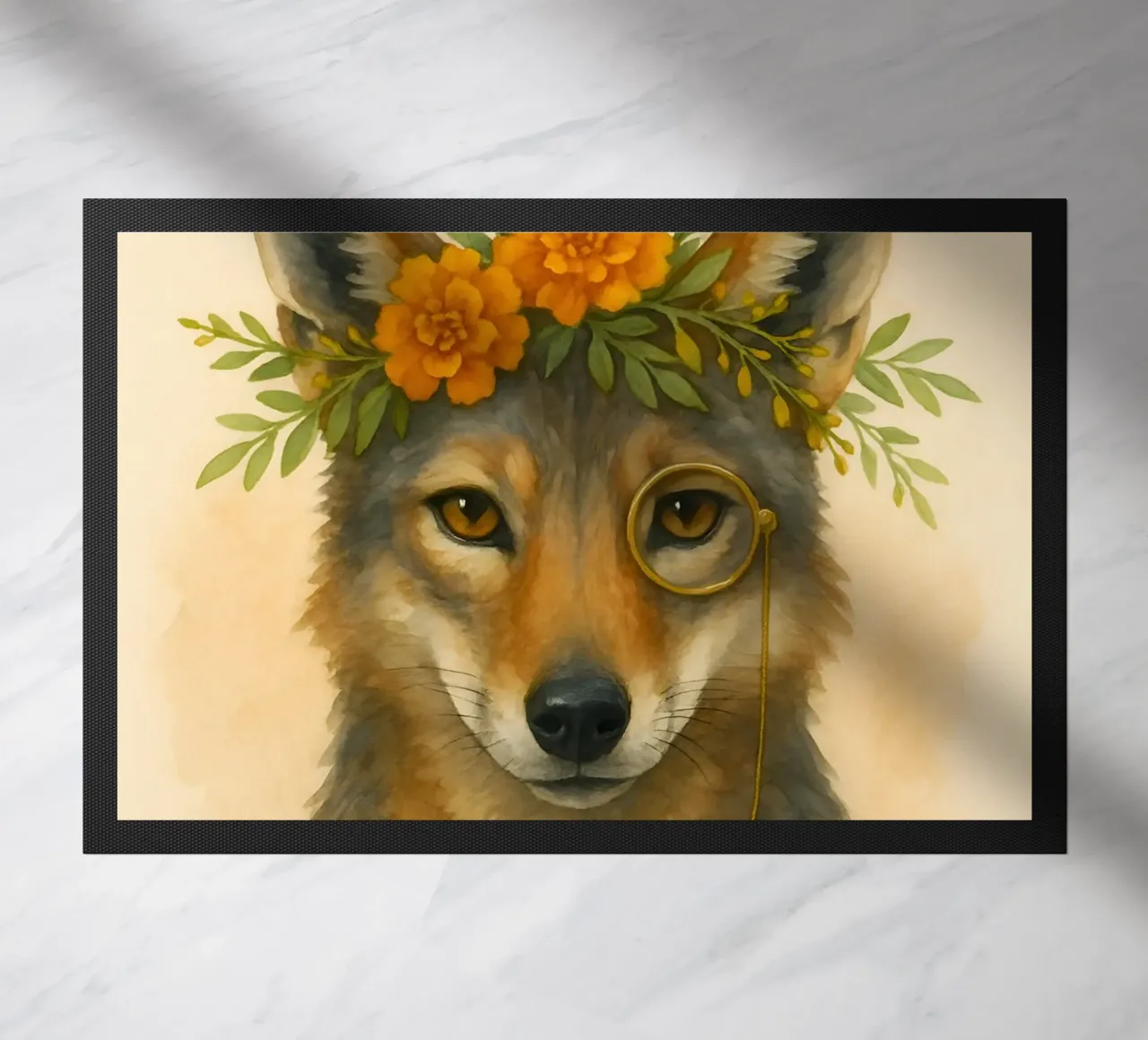 Il Regal Coyote: Bloom & Brass zerbino da Graceful Desine