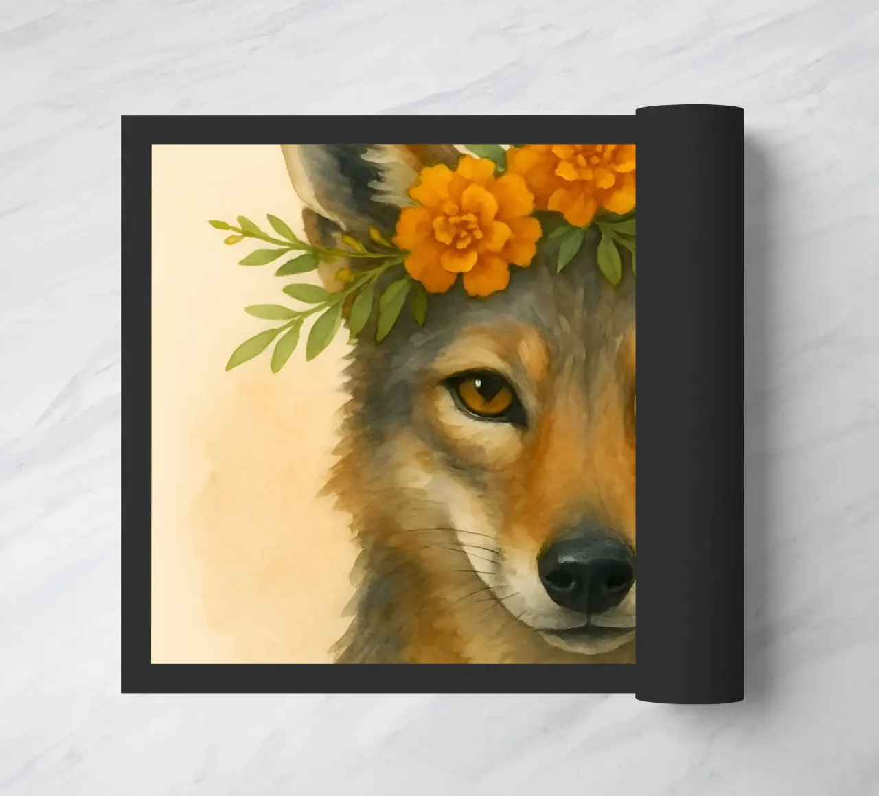 Il Regal Coyote: Bloom & Brass zerbino da Graceful Desine
