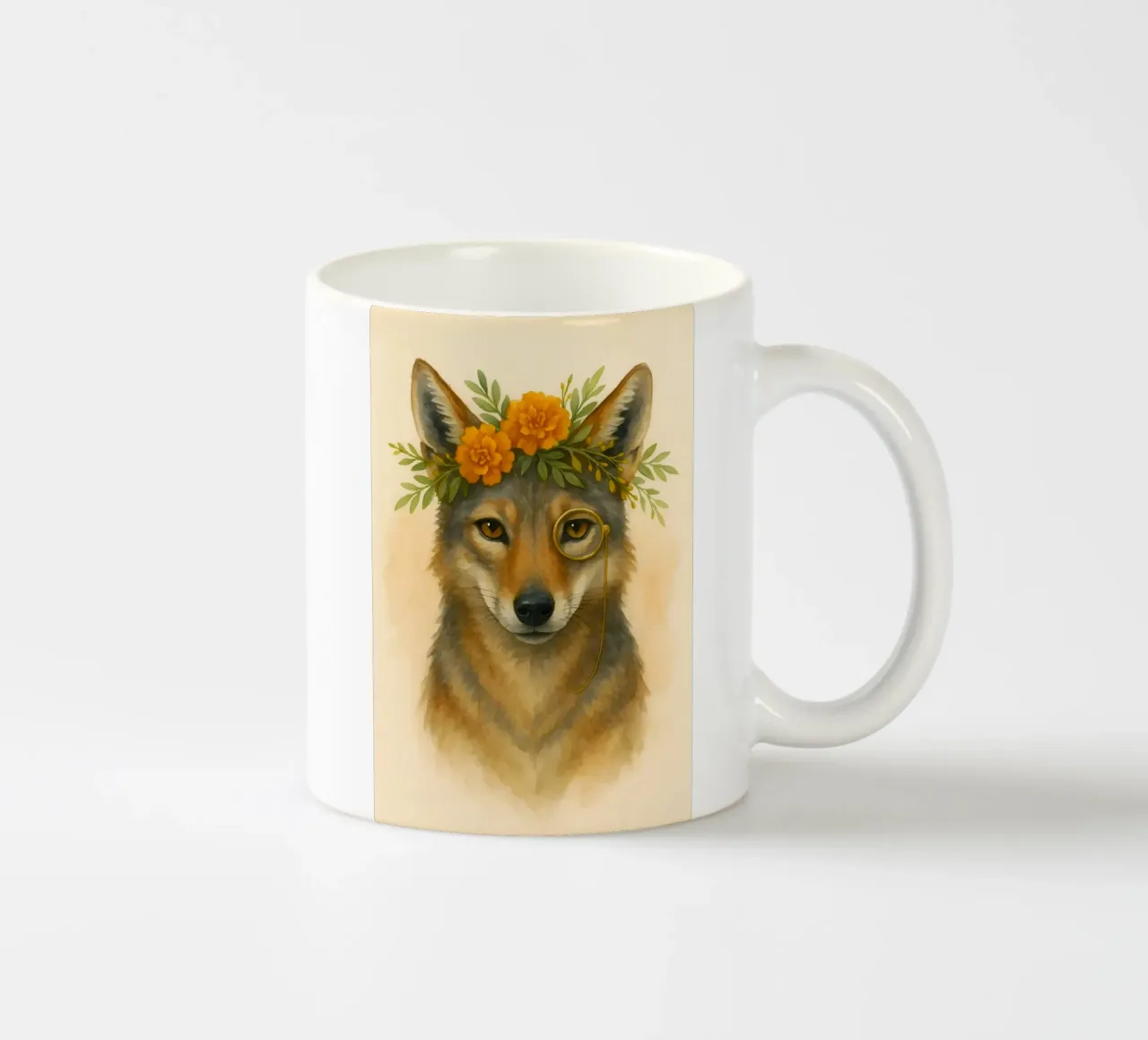 Il Regal Coyote: Bloom & Brass tazza in ceramica da Graceful Desine