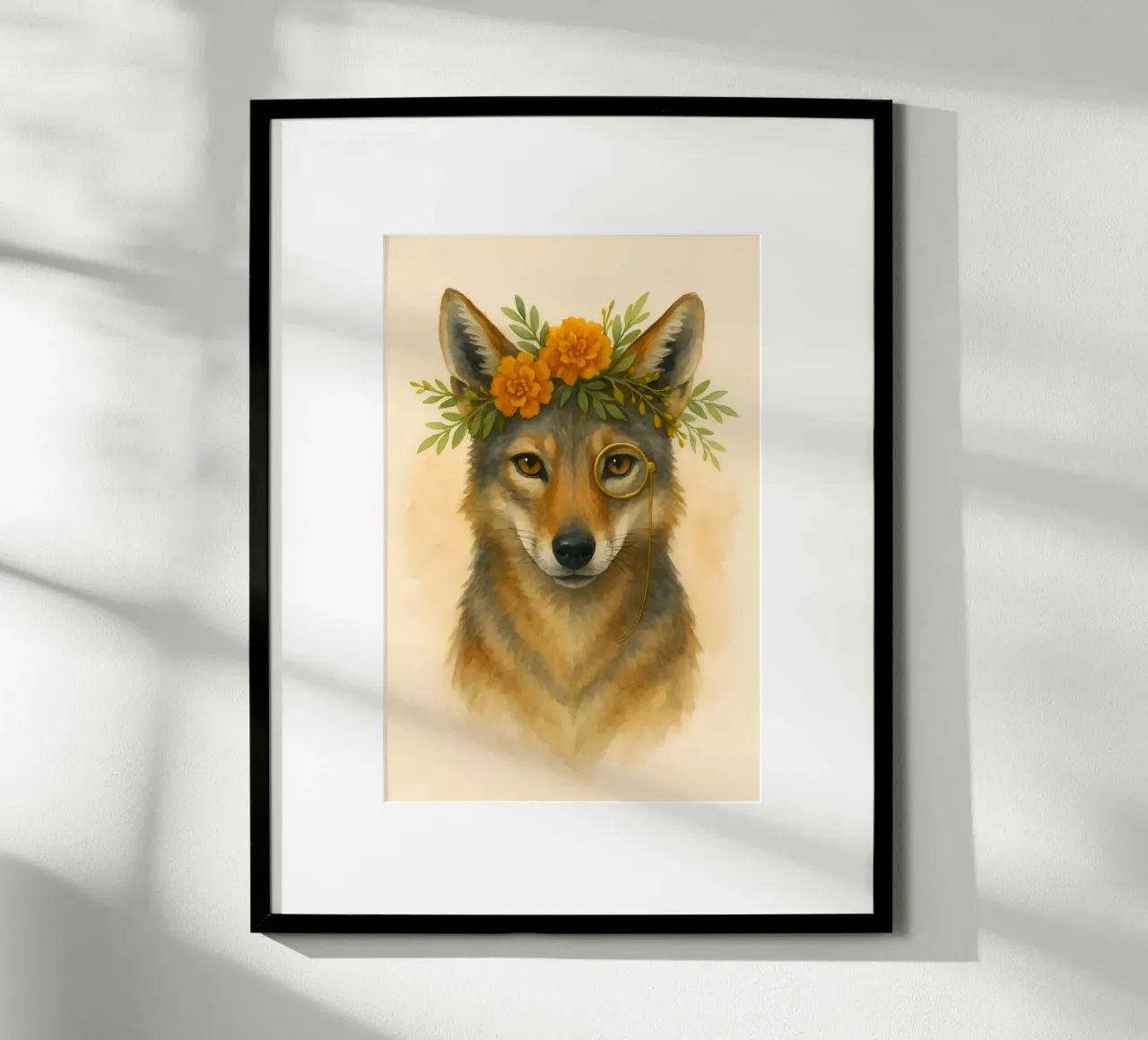 Il Regal Coyote: Bloom & Brass carta hahnemühle da Graceful Desine