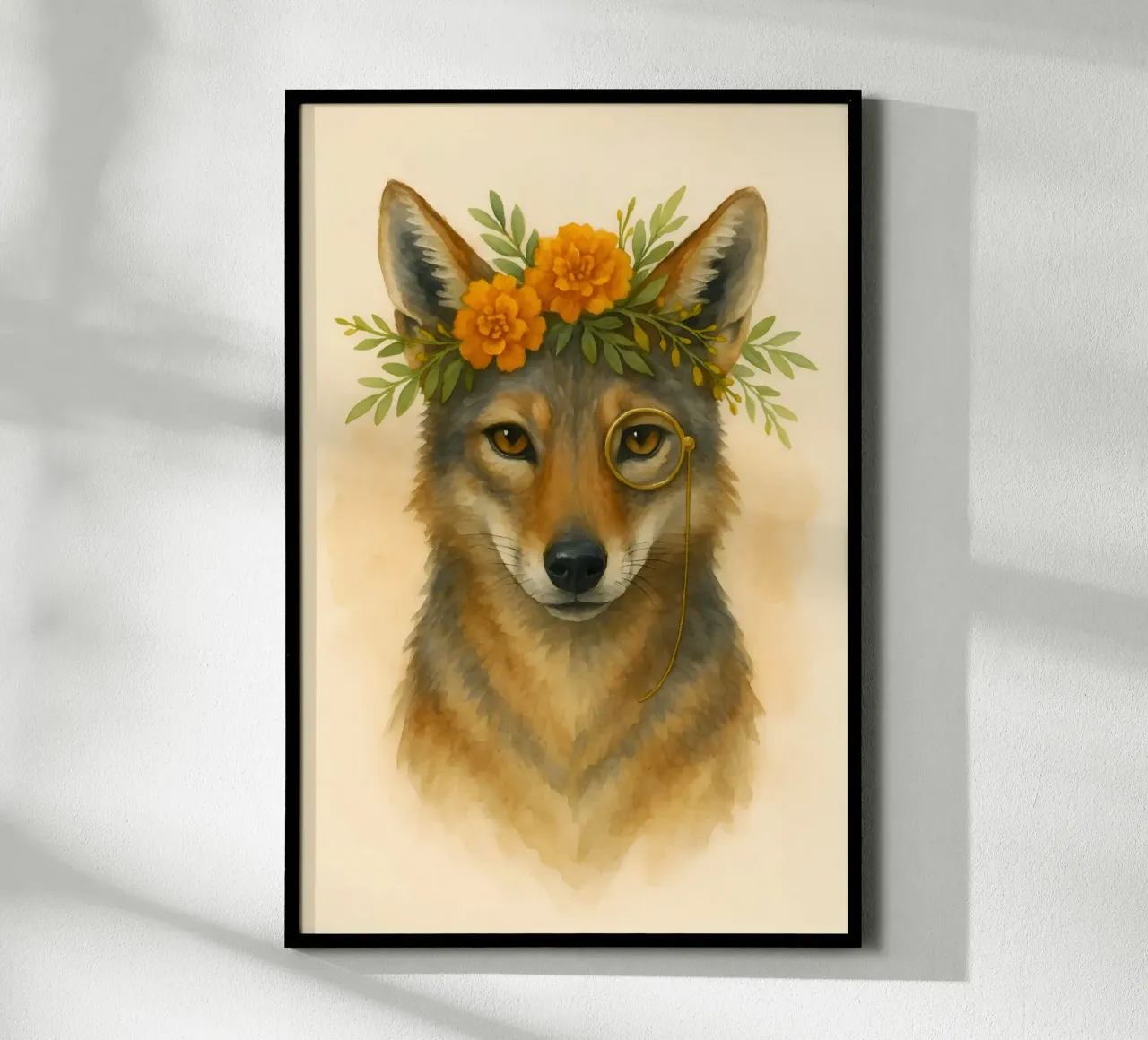 Il Regal Coyote: Bloom & Brass carta hahnemühle da Graceful Desine