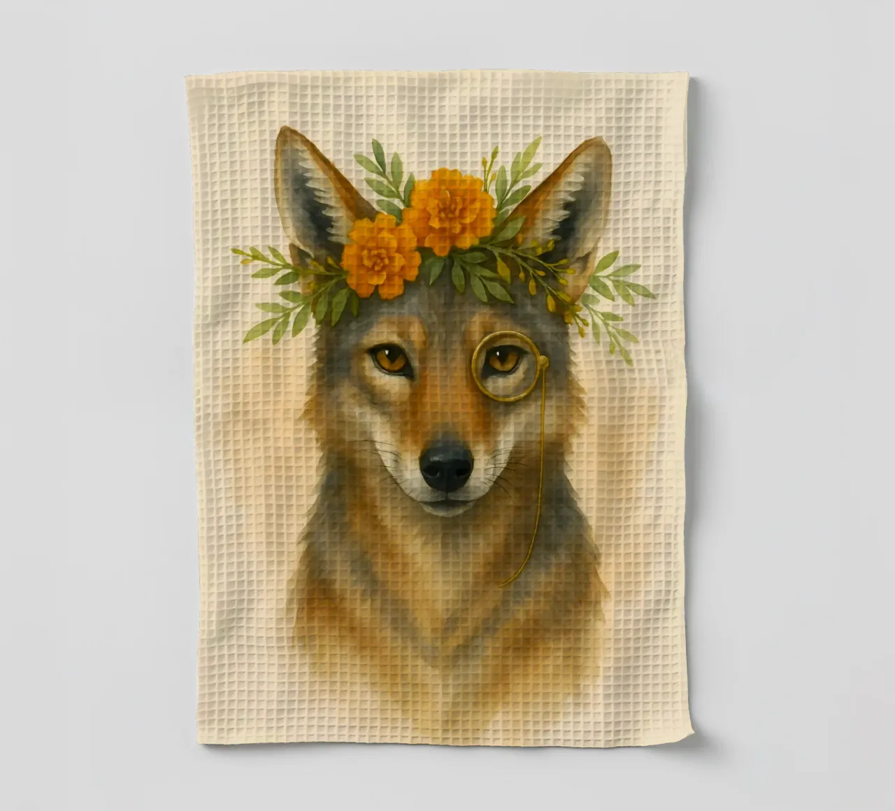 Il Regal Coyote: Bloom & Brass canovaccio da cucina da Graceful Desine