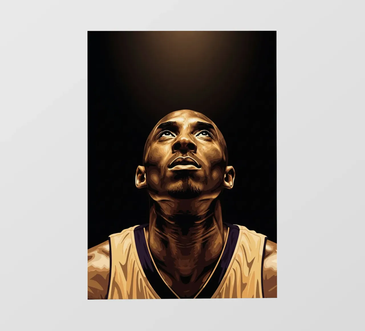 Kobe Bryant portrait (14) photo wallpaper by Lembayung art