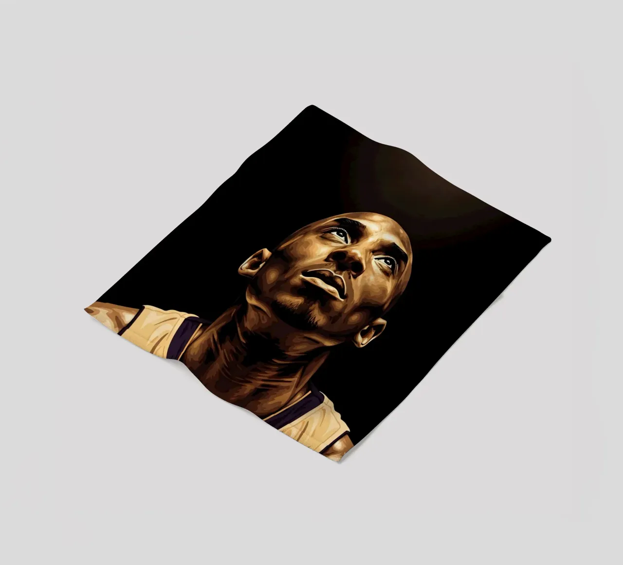 Kobe Bryant portrait (14) coperta in pile da Lembayung art
