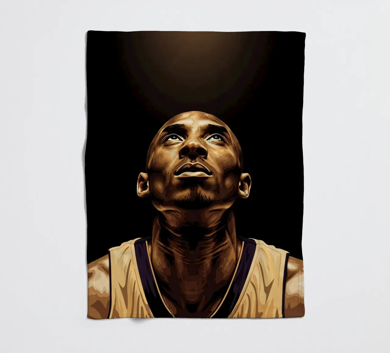 Kobe Bryant portrait (14) coperta in pile da Lembayung art