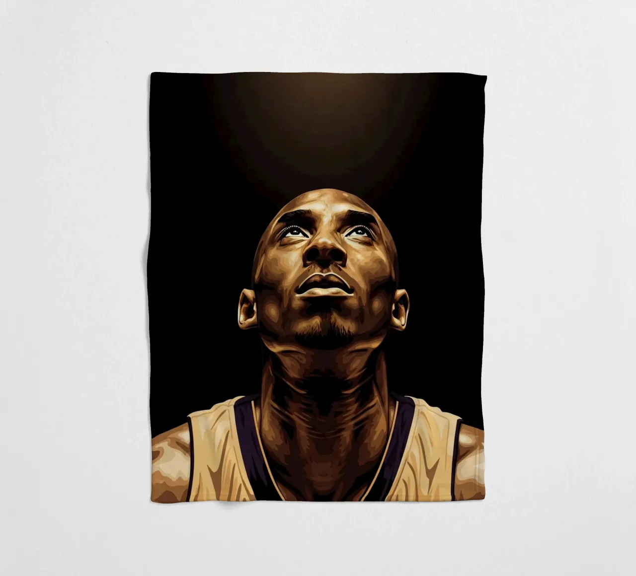 Kobe Bryant portrait (14) coperta in pile da Lembayung art