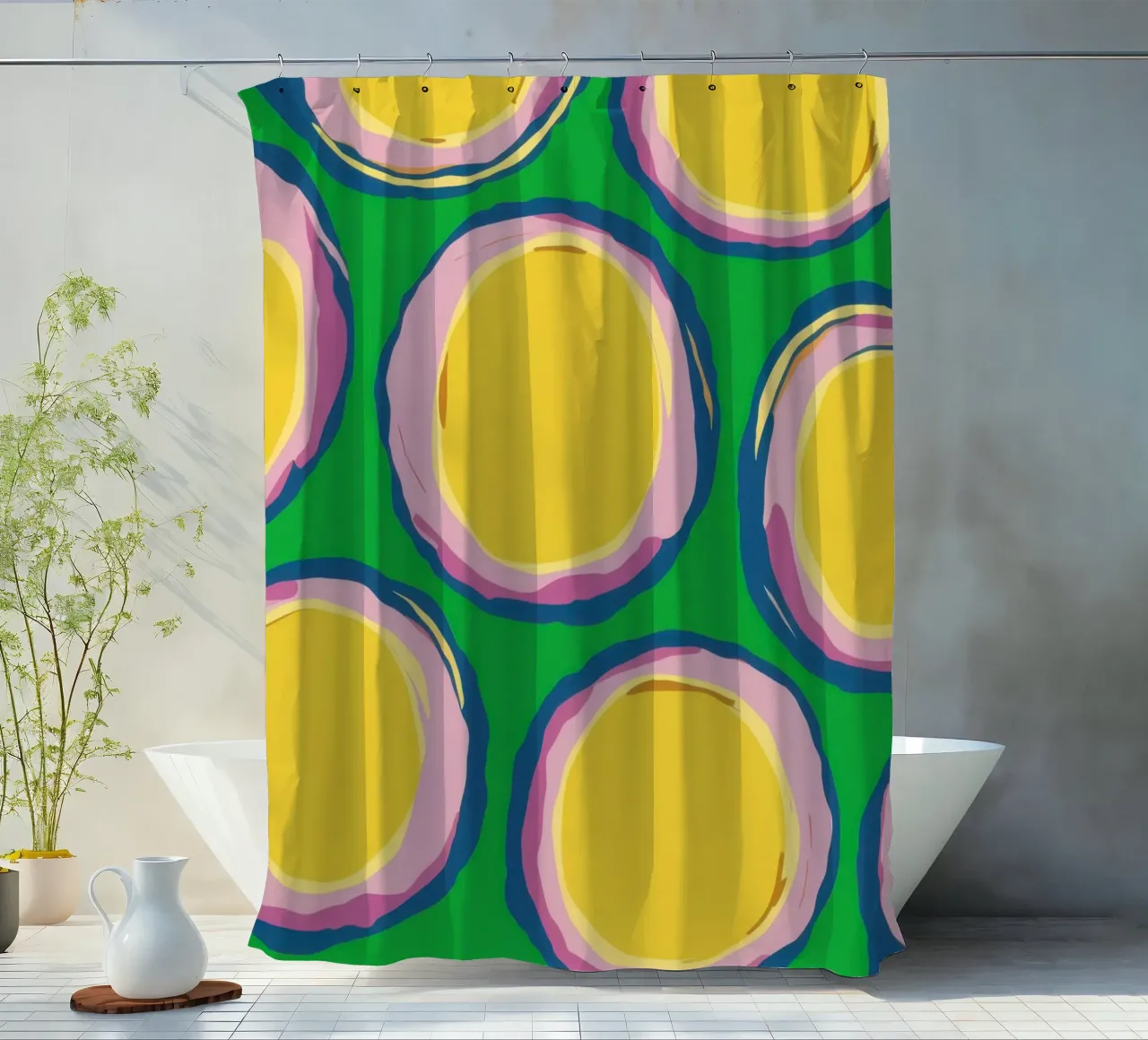 Pikante Zitrone Pop Duschvorhang von Bring Haven