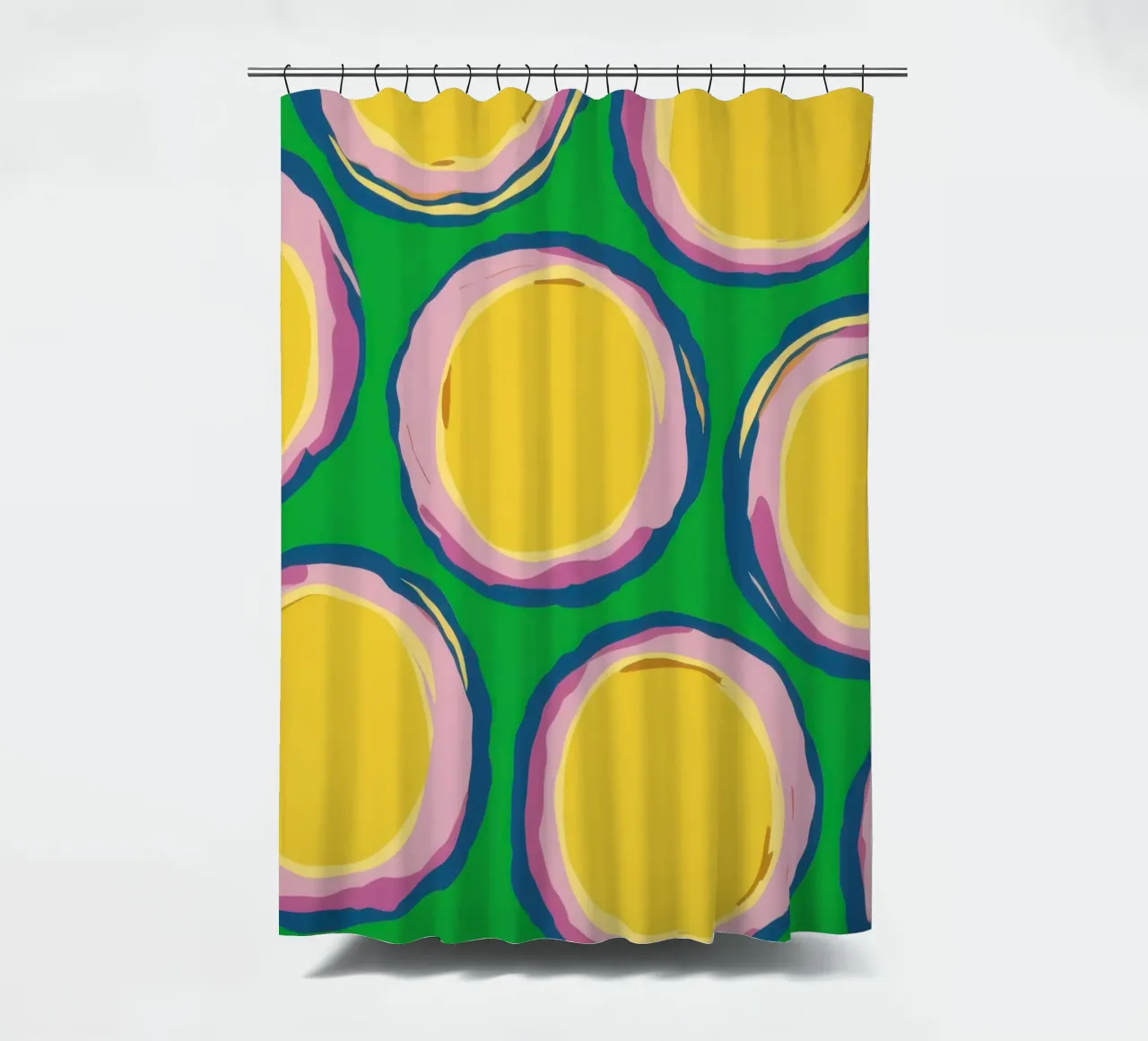 Pikante Zitrone Pop Duschvorhang von Bring Haven