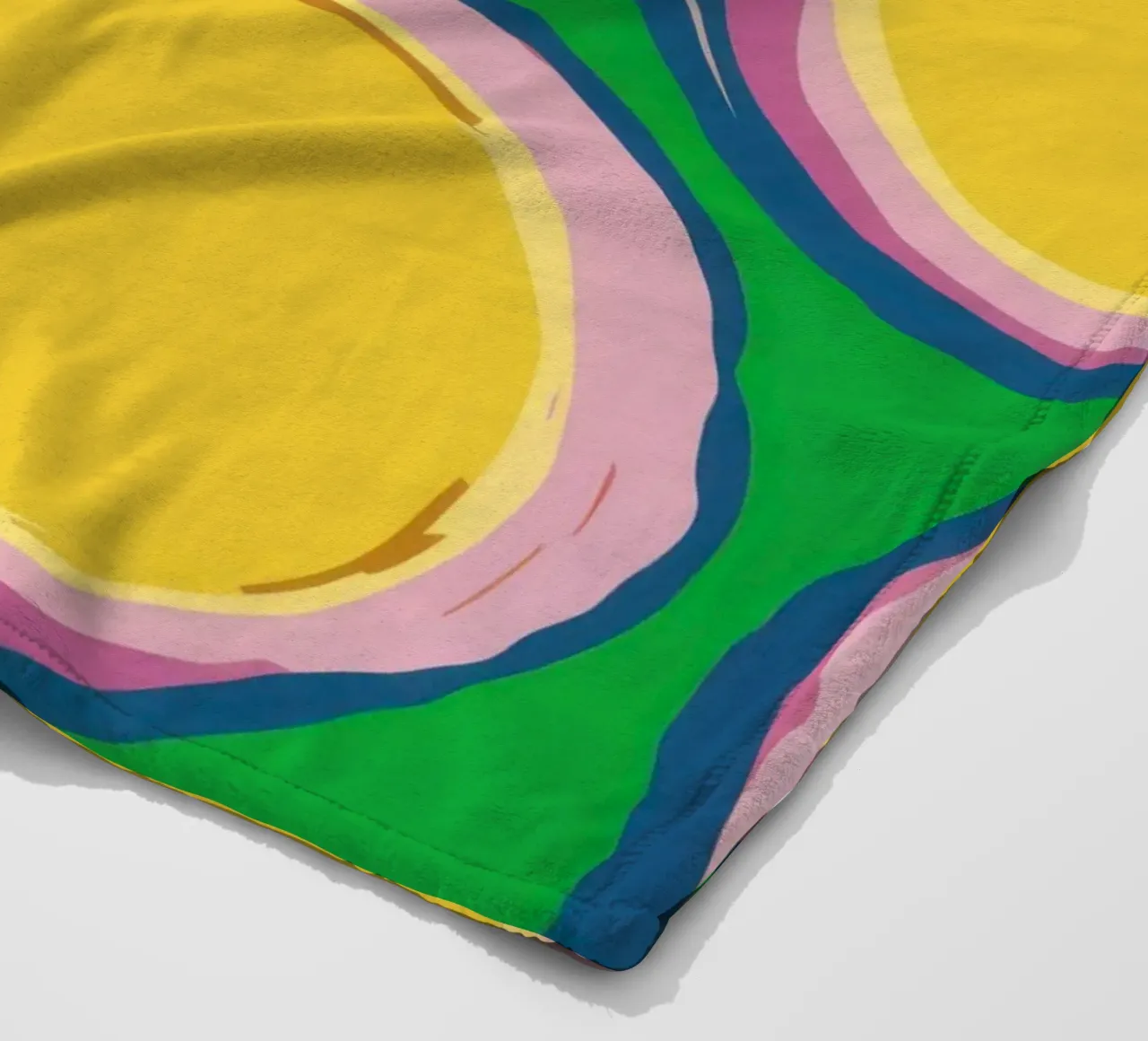 Pikante Zitrone Pop Fleecedecke von Bring Haven