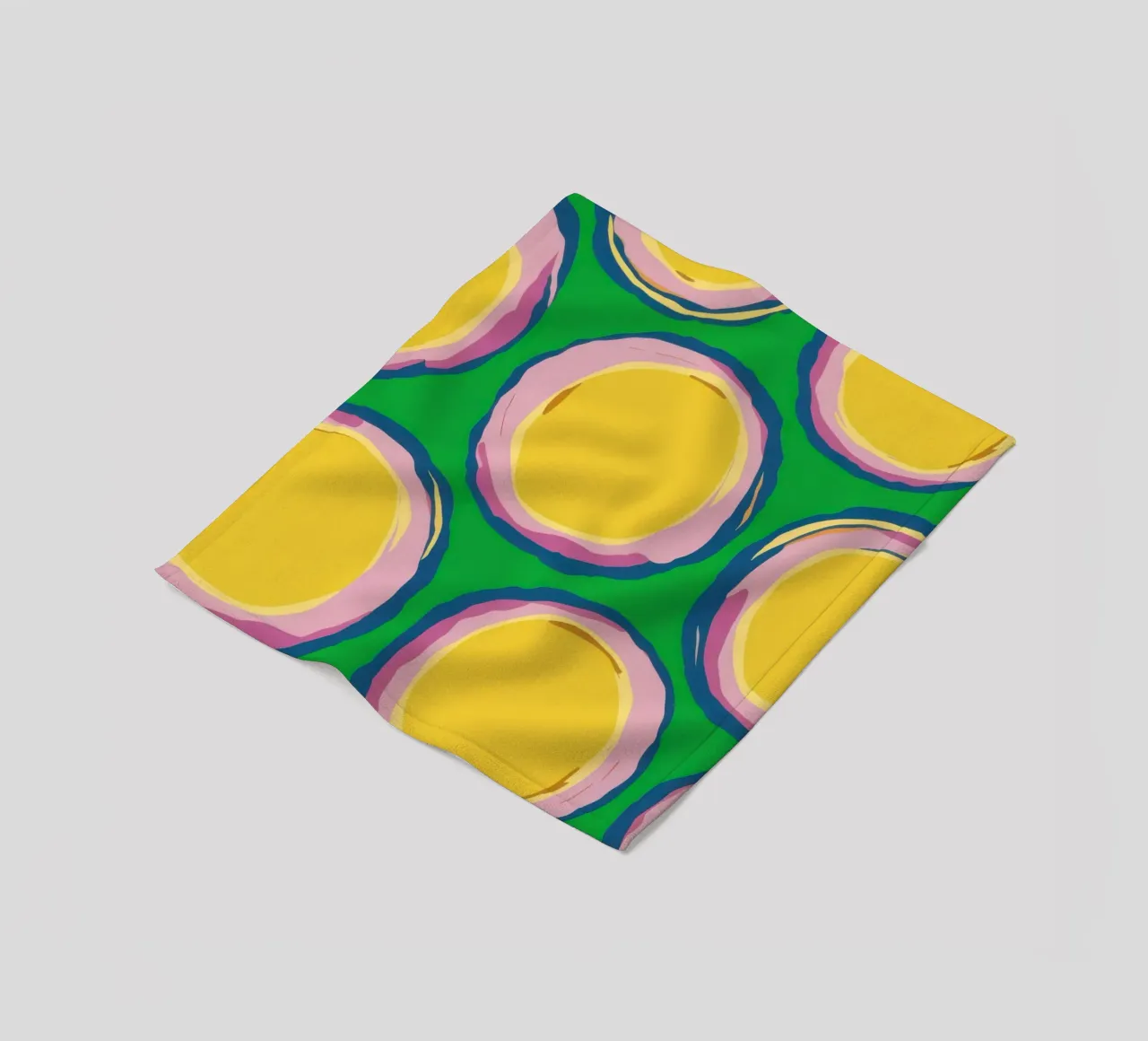 Pikante Zitrone Pop Fleecedecke von Bring Haven