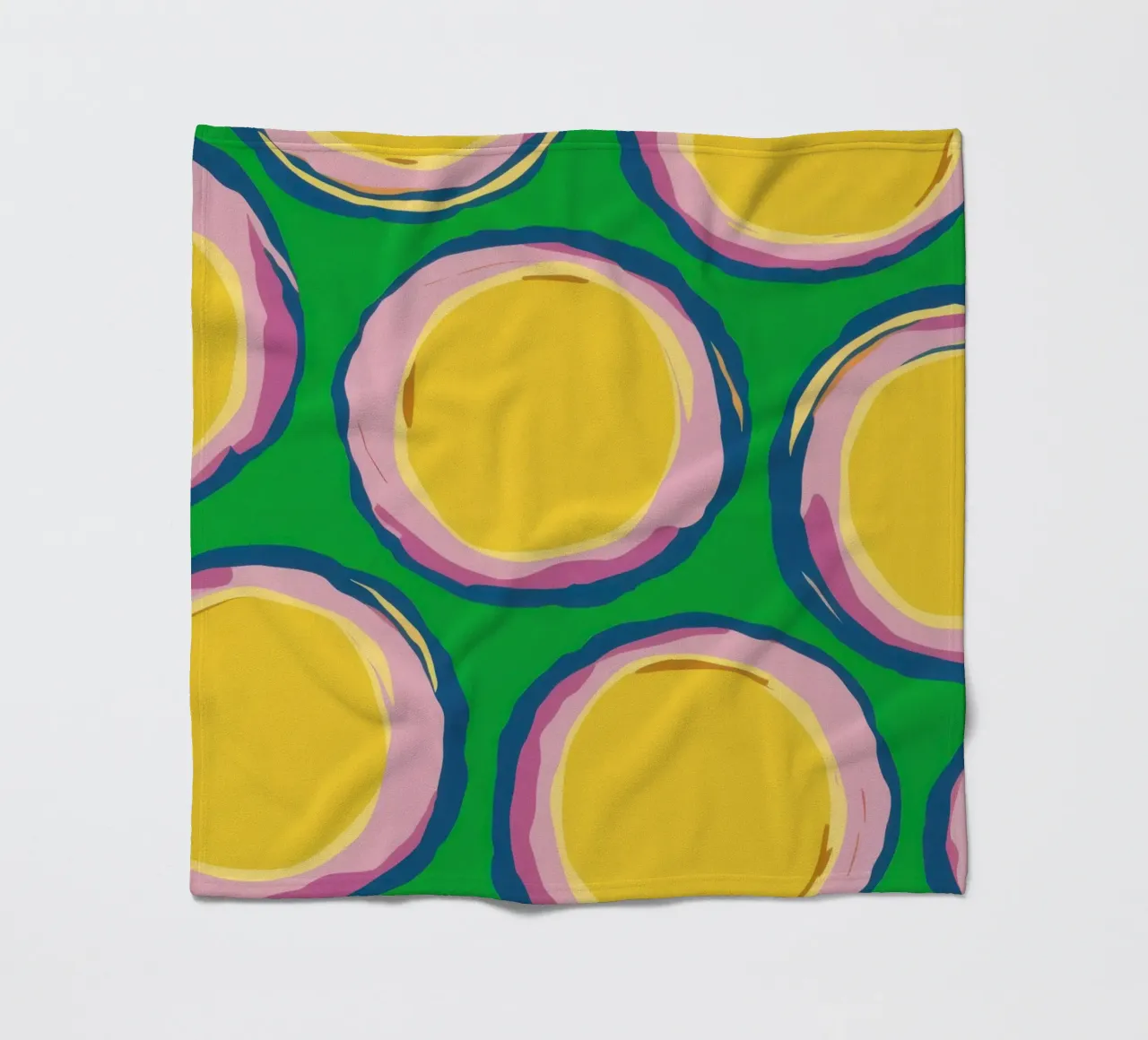 Pikante Zitrone Pop Fleecedecke von Bring Haven