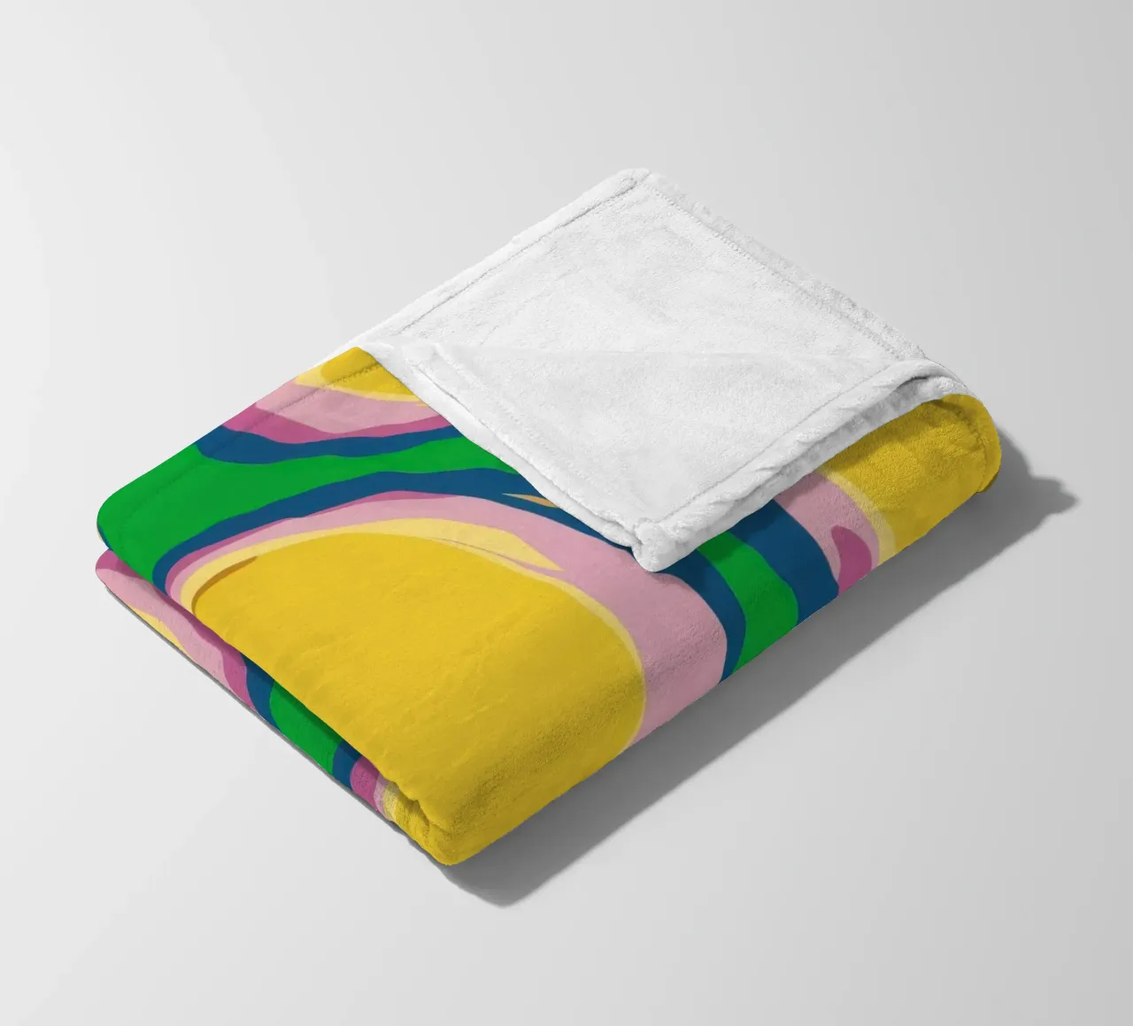 Pikante Zitrone Pop Fleecedecke von Bring Haven