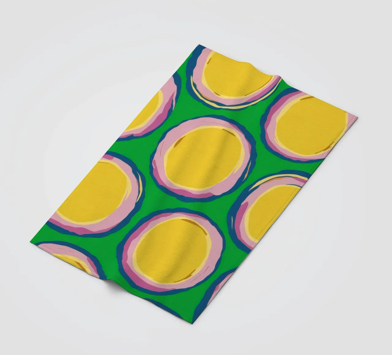 Pikante Zitrone Pop Fleecedecke von Bring Haven