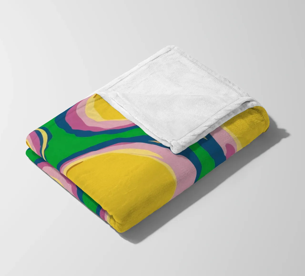 Pikante Zitrone Pop Fleecedecke von Bring Haven