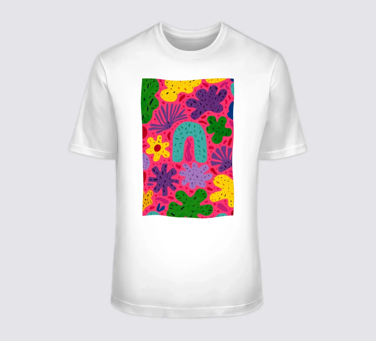 Colore psichedelico in fiore t-shirt da Frosh Pallete