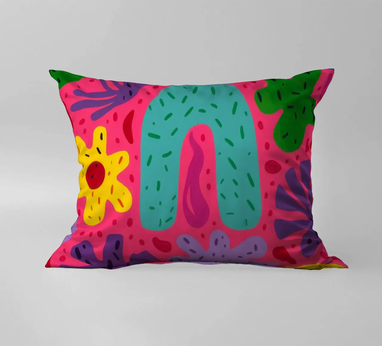 Colore psichedelico in fiore cuscino da Frosh Pallete