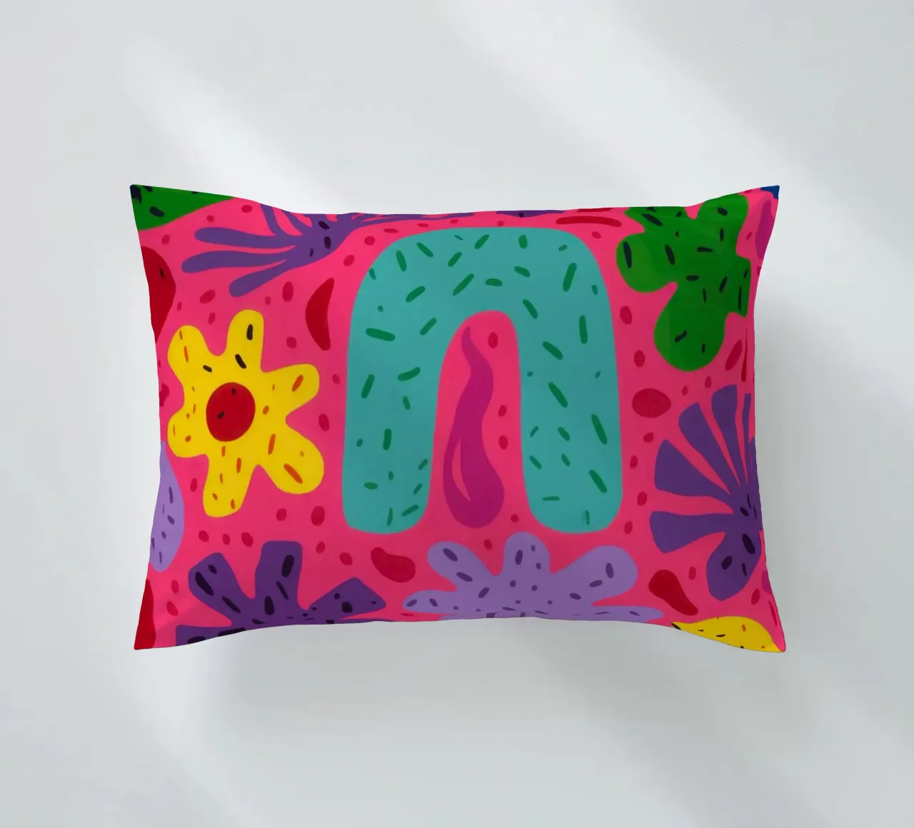 Colore psichedelico in fiore cuscino da Frosh Pallete