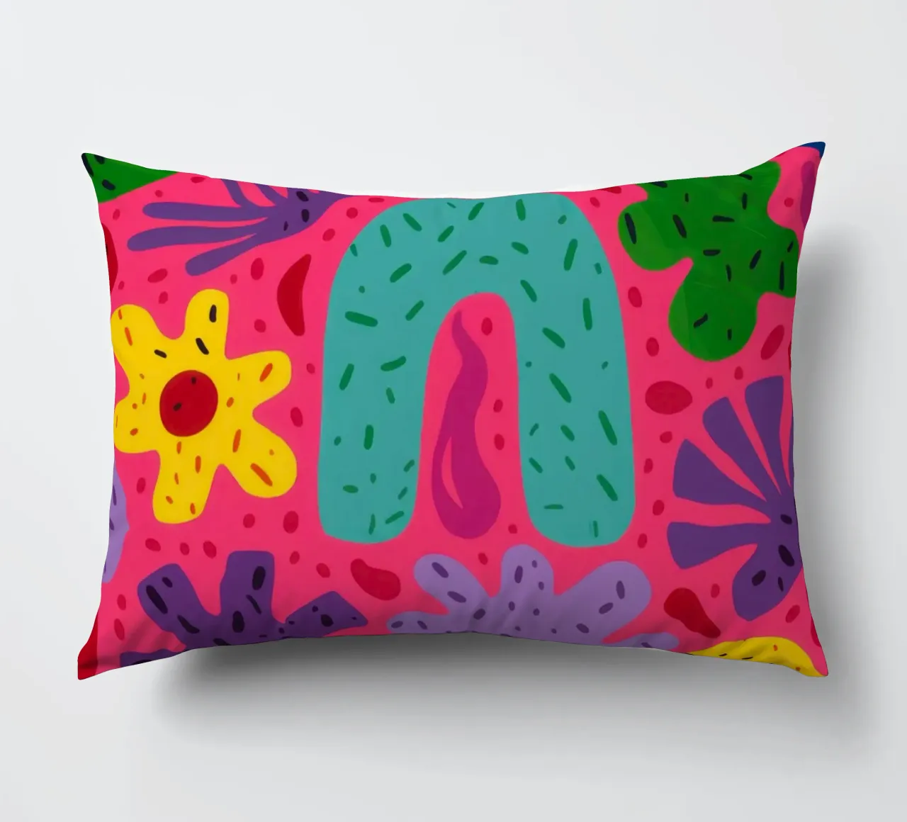 Colore psichedelico in fiore cuscino da Frosh Pallete