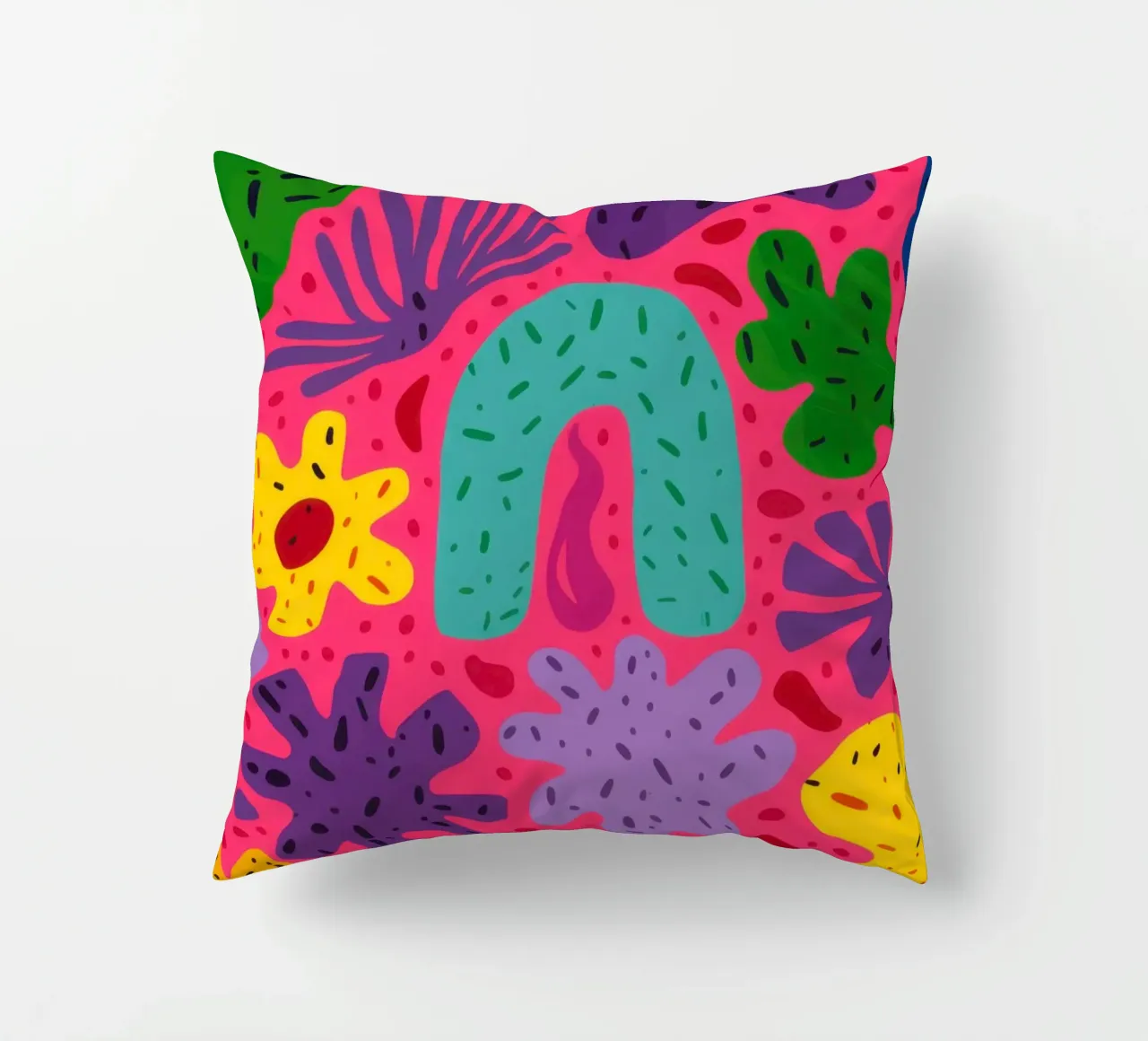 Colore psichedelico in fiore cuscino da Frosh Pallete