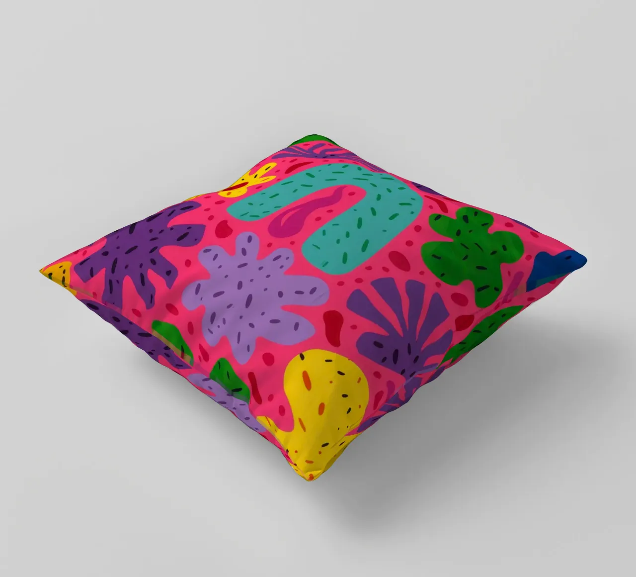 Colore psichedelico in fiore cuscino da Frosh Pallete