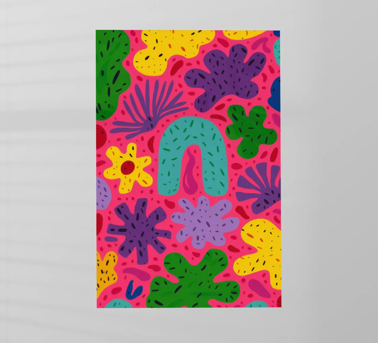 Colore psichedelico in fiore pellicola backlit da Frosh Pallete