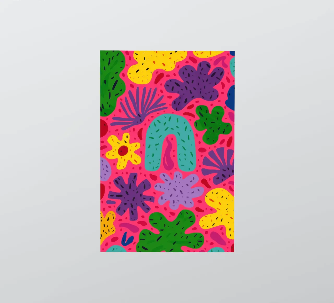 Colore psichedelico in fiore adesivo da Frosh Pallete