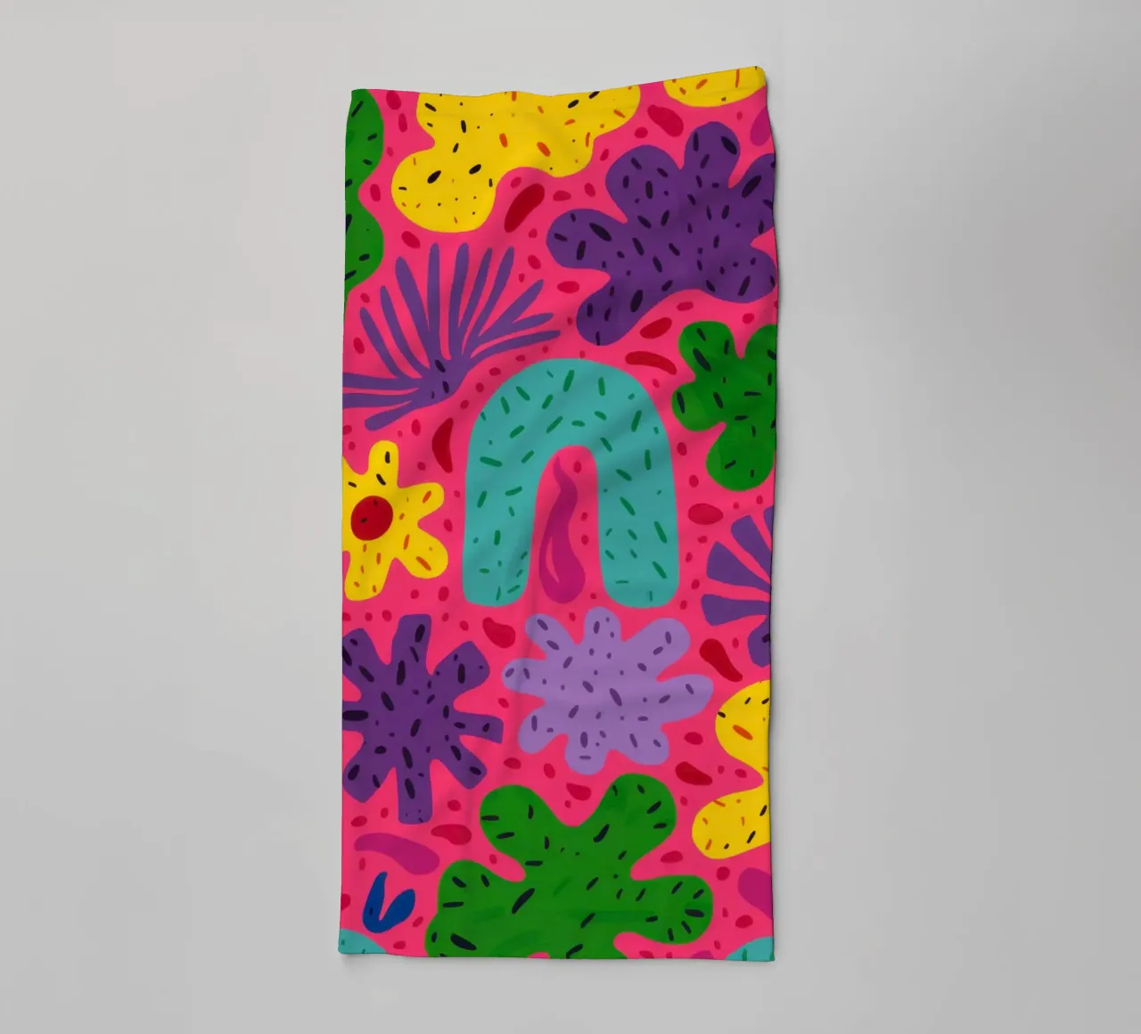 Colore psichedelico in fiore asciugamano da bagno da Frosh Pallete