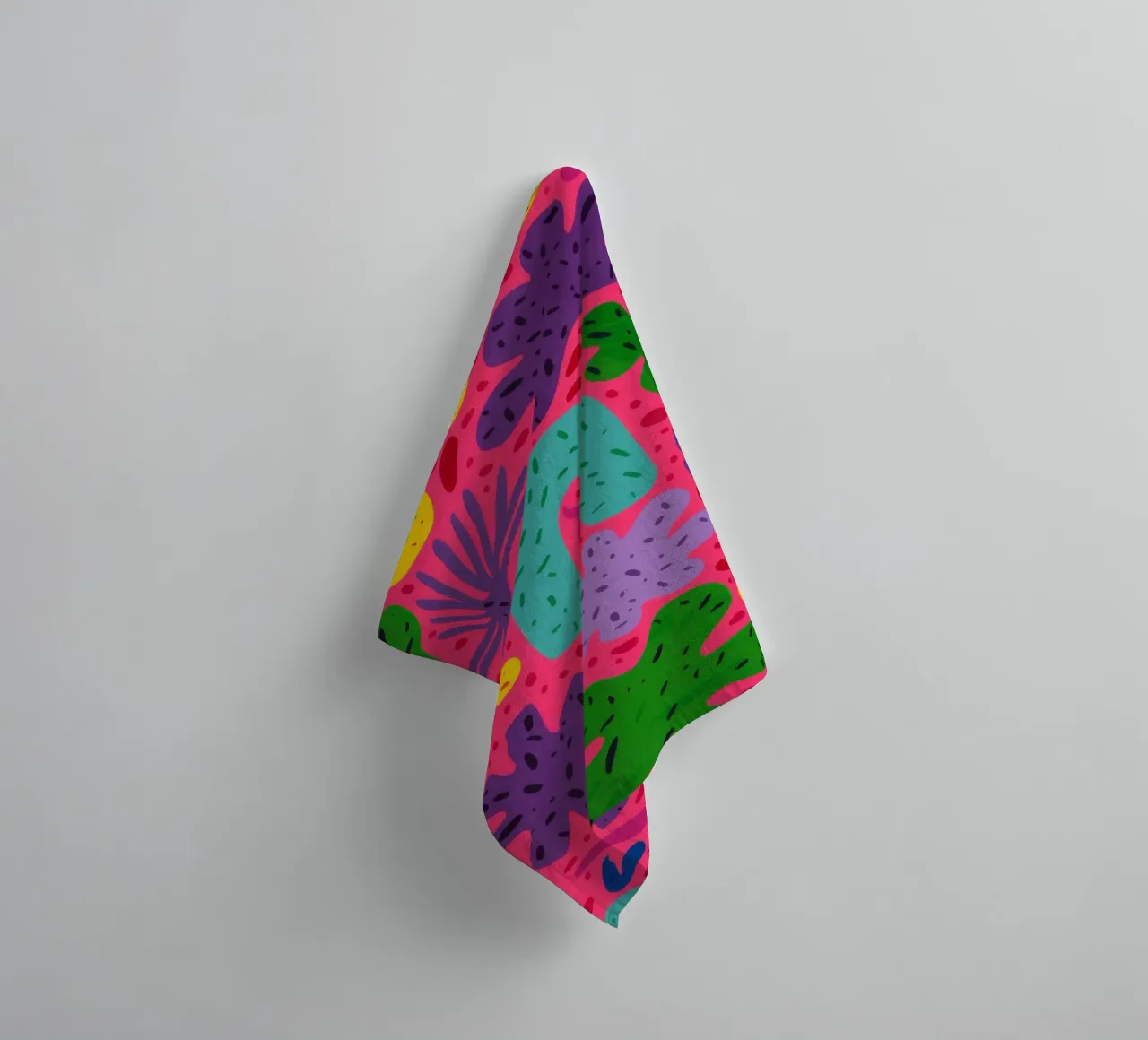 Colore psichedelico in fiore asciugamano da bagno da Frosh Pallete