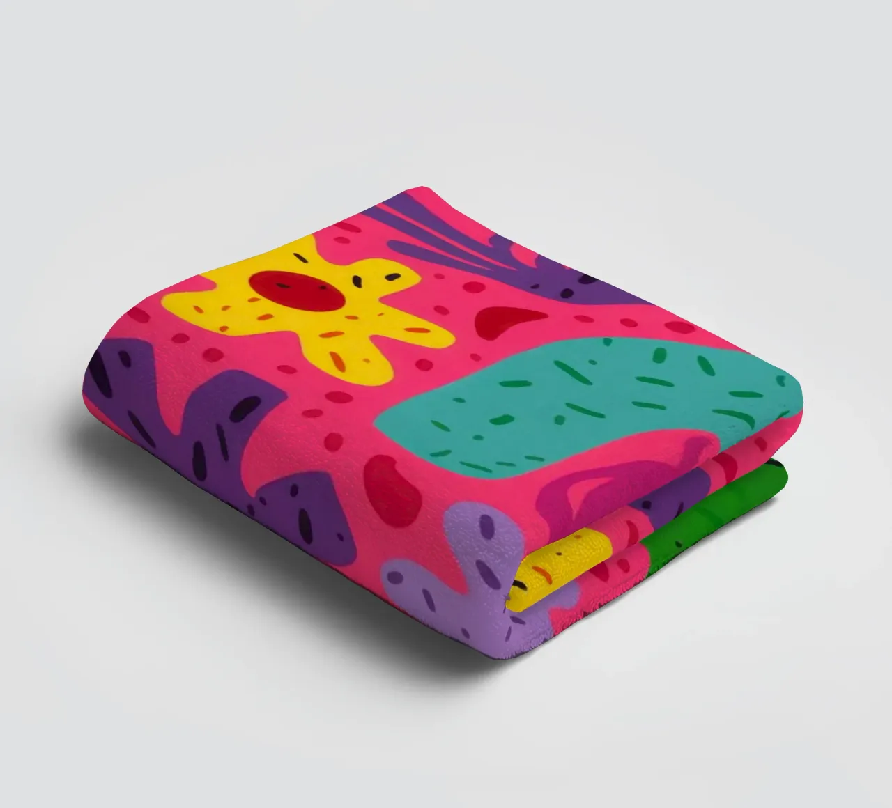 Colore psichedelico in fiore asciugamano da bagno da Frosh Pallete