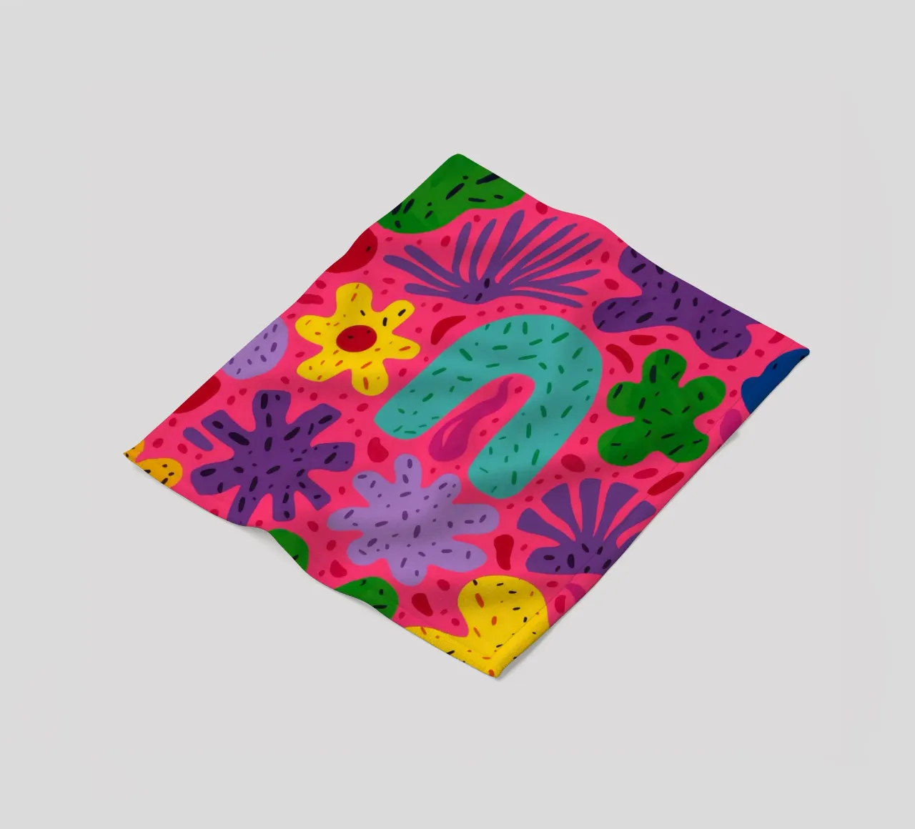 Colore psichedelico in fiore coperta in pile da Frosh Pallete