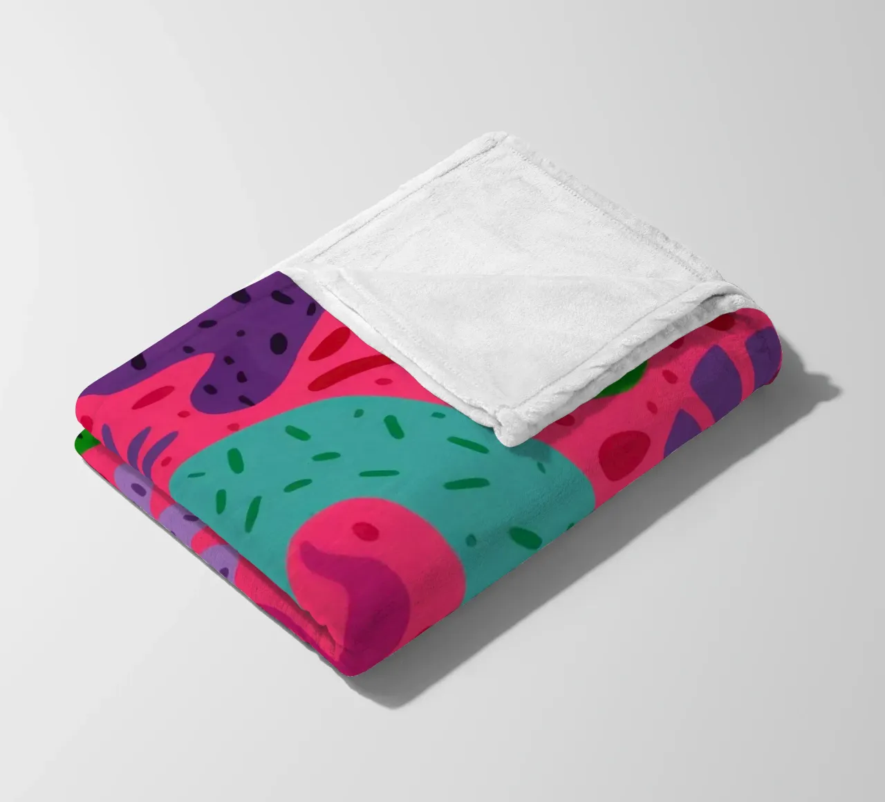 Colore psichedelico in fiore coperta in pile da Frosh Pallete