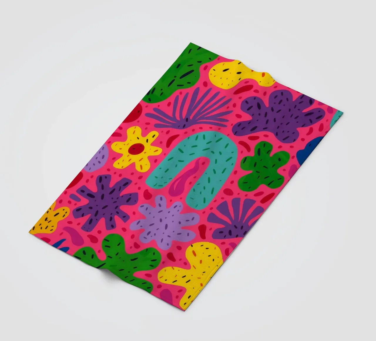 Colore psichedelico in fiore coperta in pile da Frosh Pallete