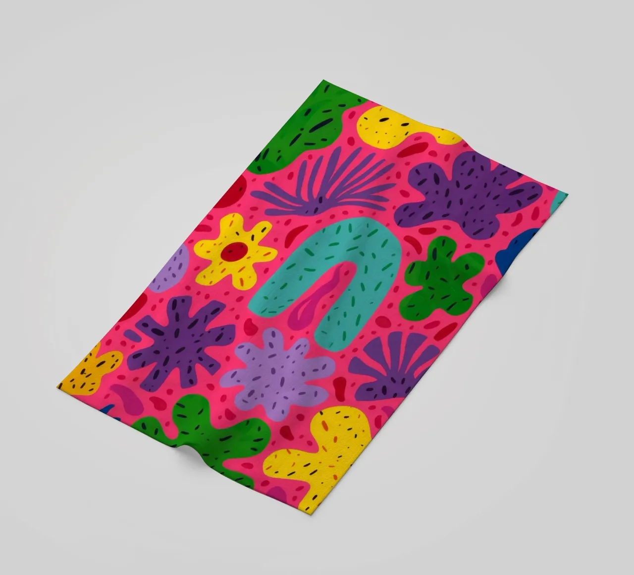 Colore psichedelico in fiore telo mare da Frosh Pallete