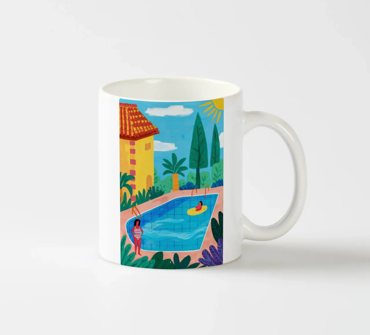 Il paradiso della piscina privata tazza in ceramica da Veil Maya
