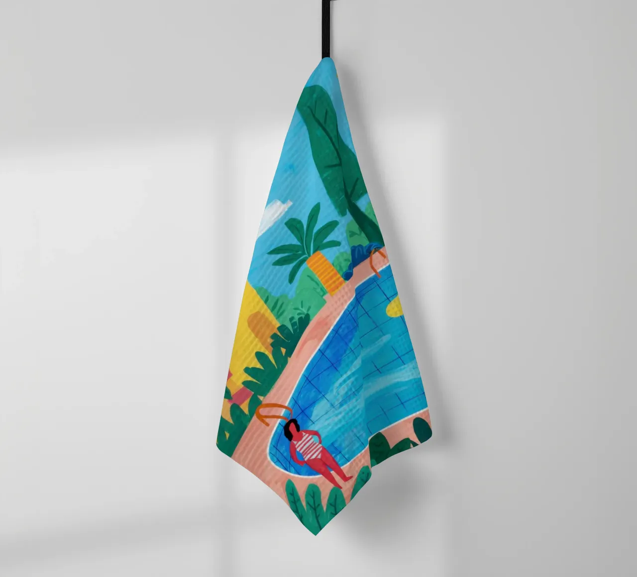 Paradis de la piscine privée torchon de Veil Maya