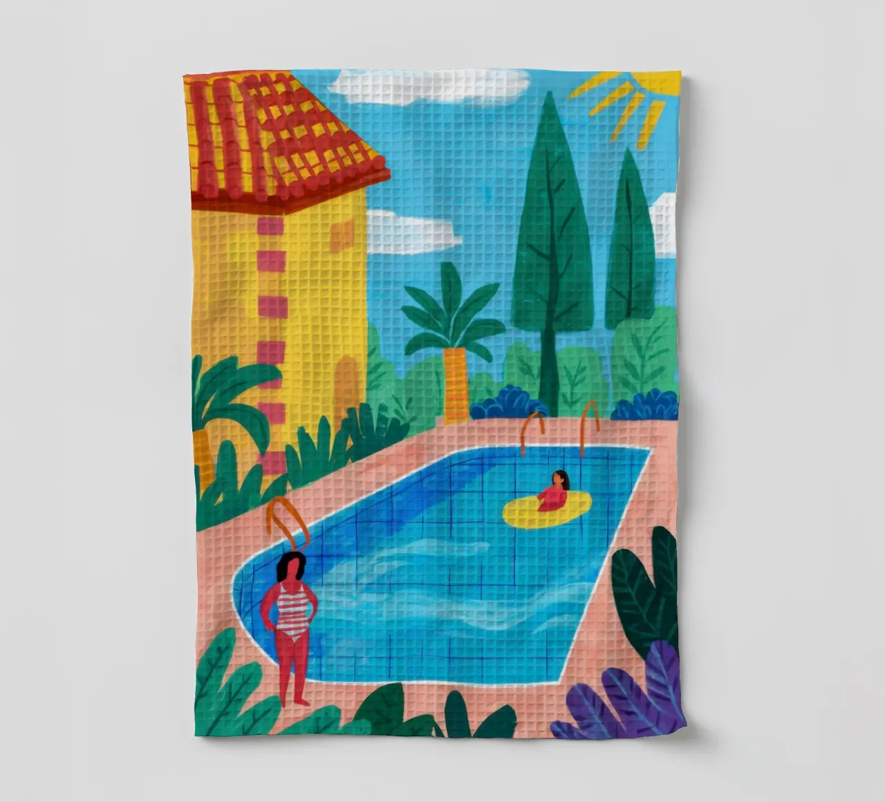 Paradis de la piscine privée torchon de Veil Maya