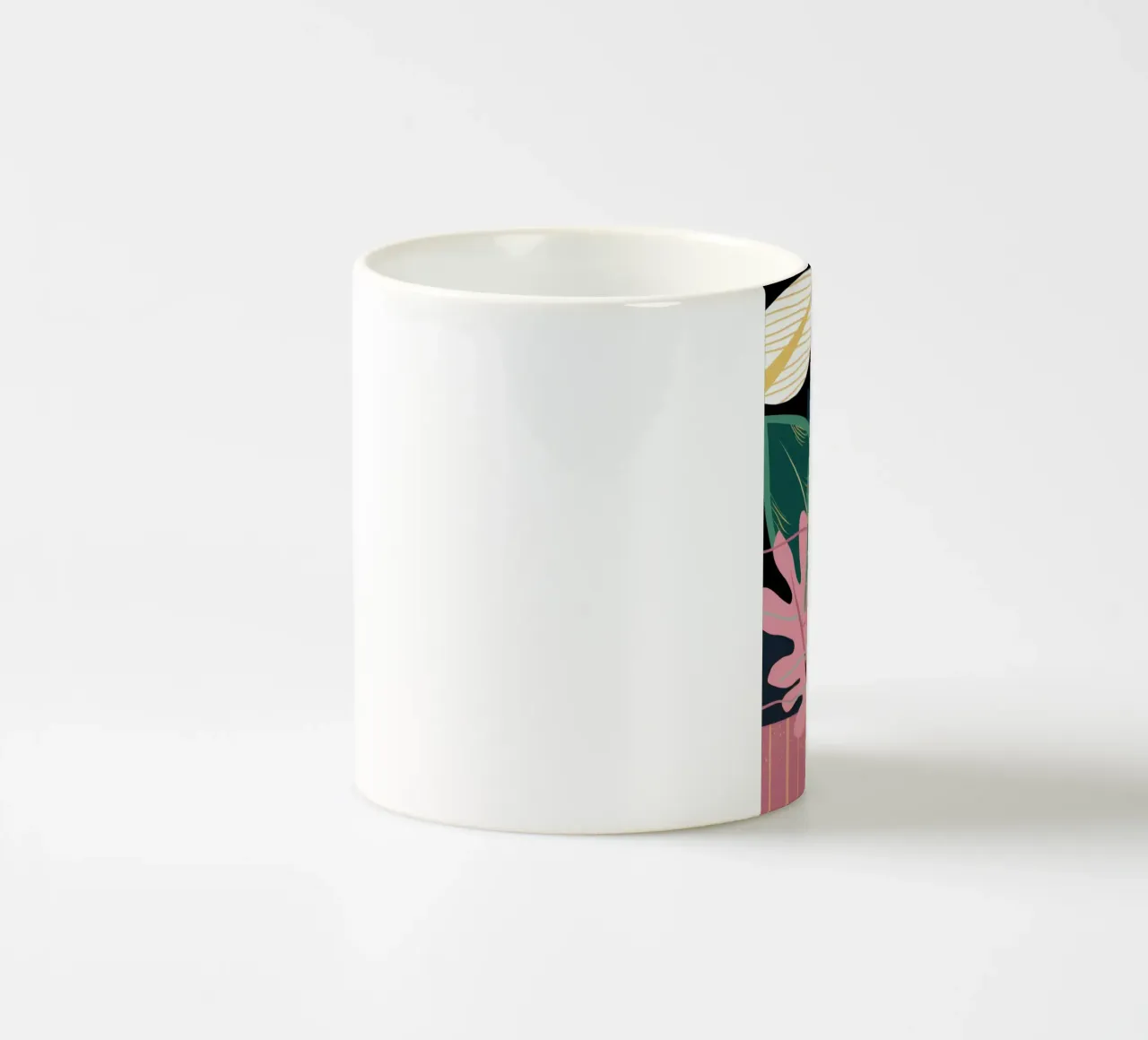 Graphic Jungle Chic ceramic mug by Bring Haven