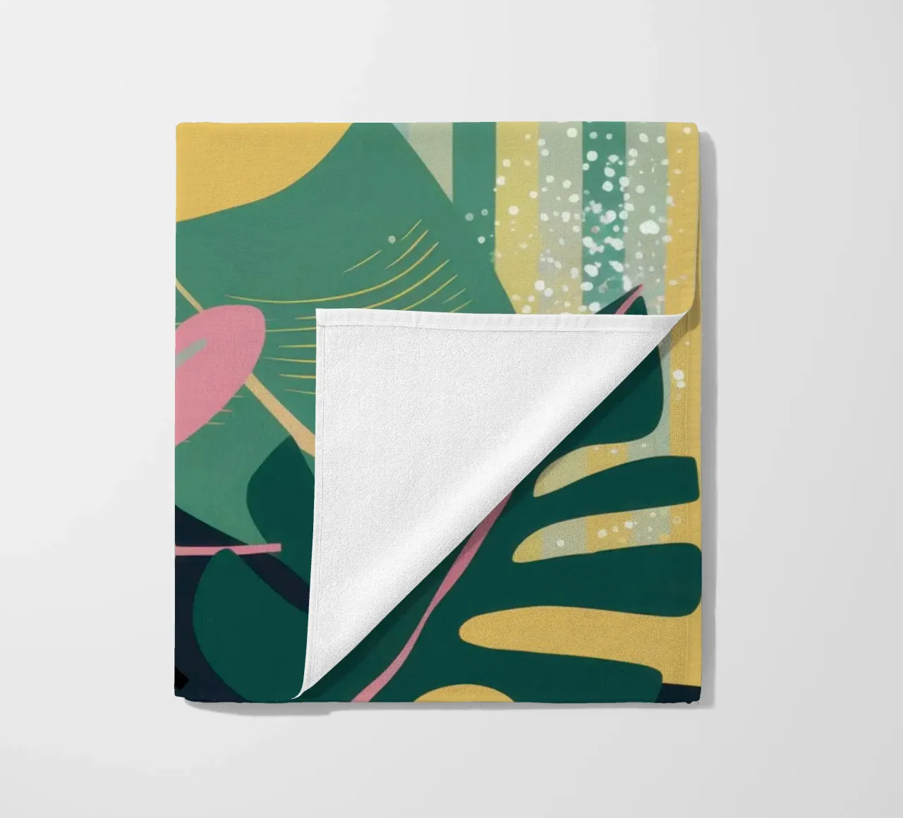 Graphic Jungle Chic beach towel by Bring Haven