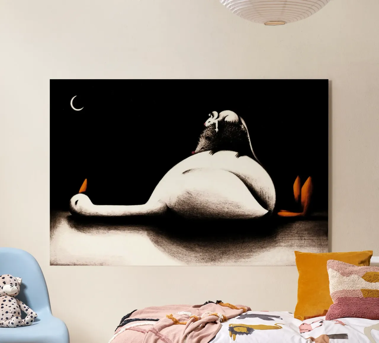 Camp Night by Doug Hyde acrylic glass by Hyde Hi