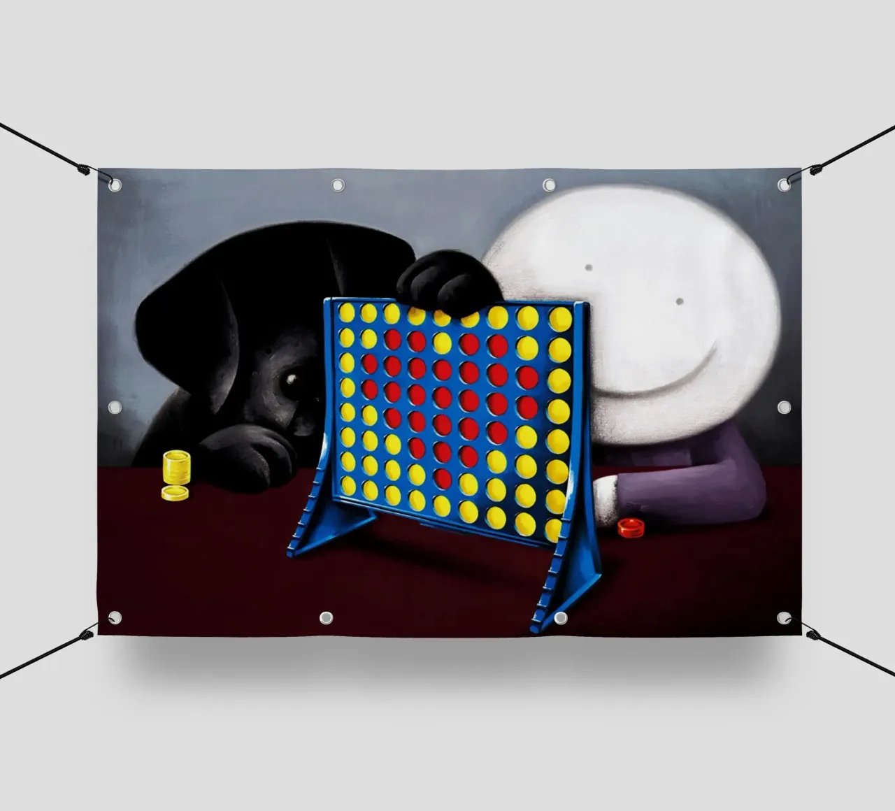 Connect 4 Love by Doug Hyde pvc cover by Hyde Hi