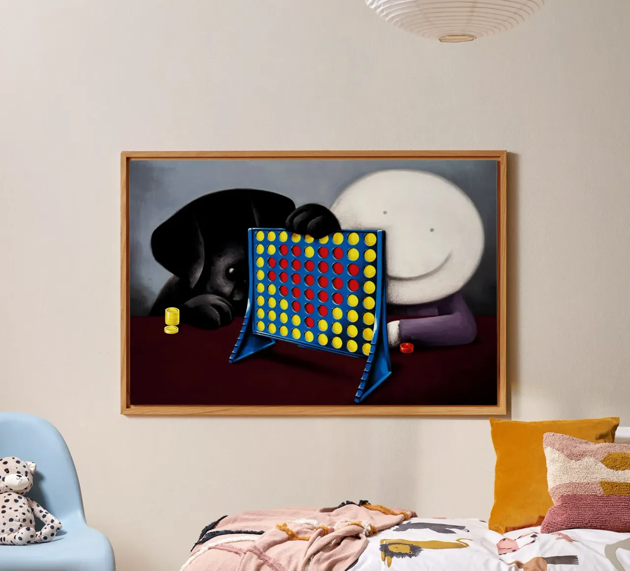 Connect 4 Love di Doug Hyde alluminio dibond da Hyde Hi